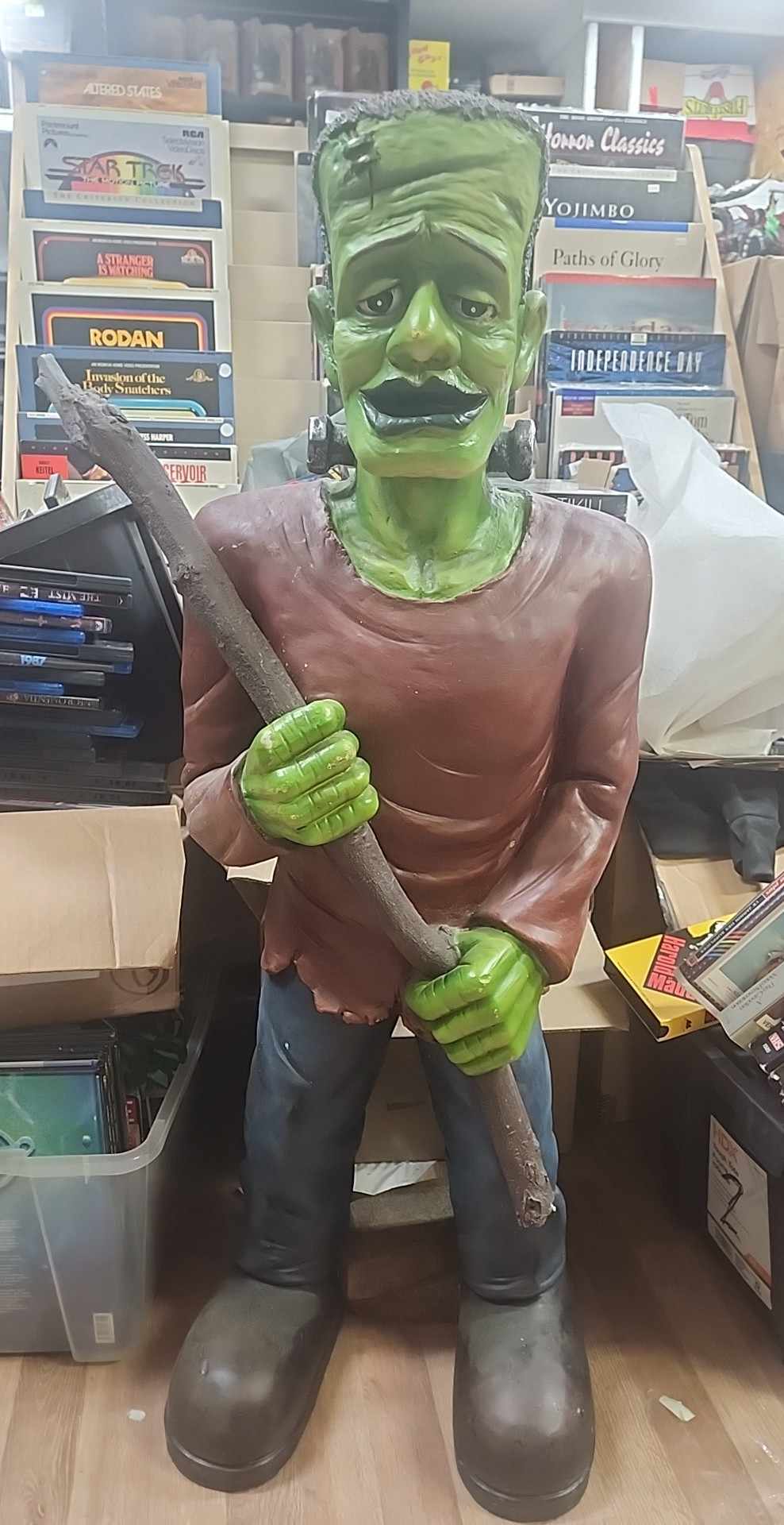 Statue du Monstre de Frankenstein