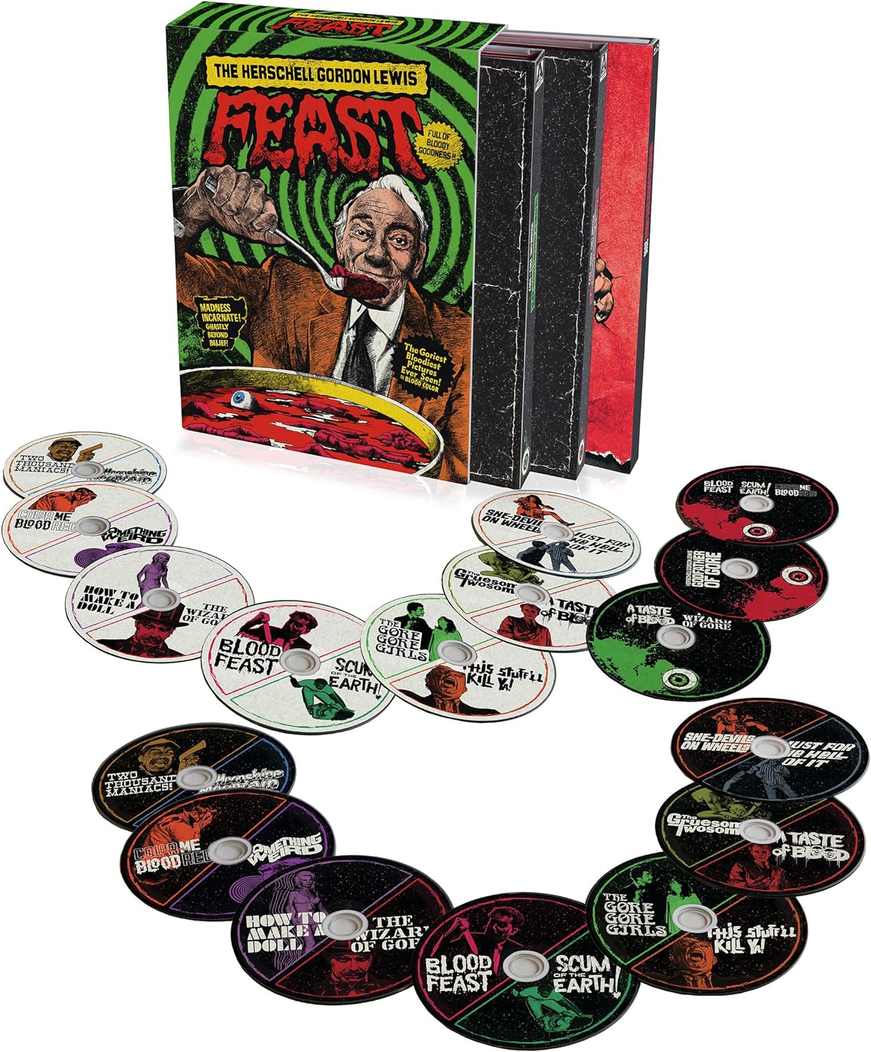 DVD Box Set The Nerschell Gordon Lewis FEAST.