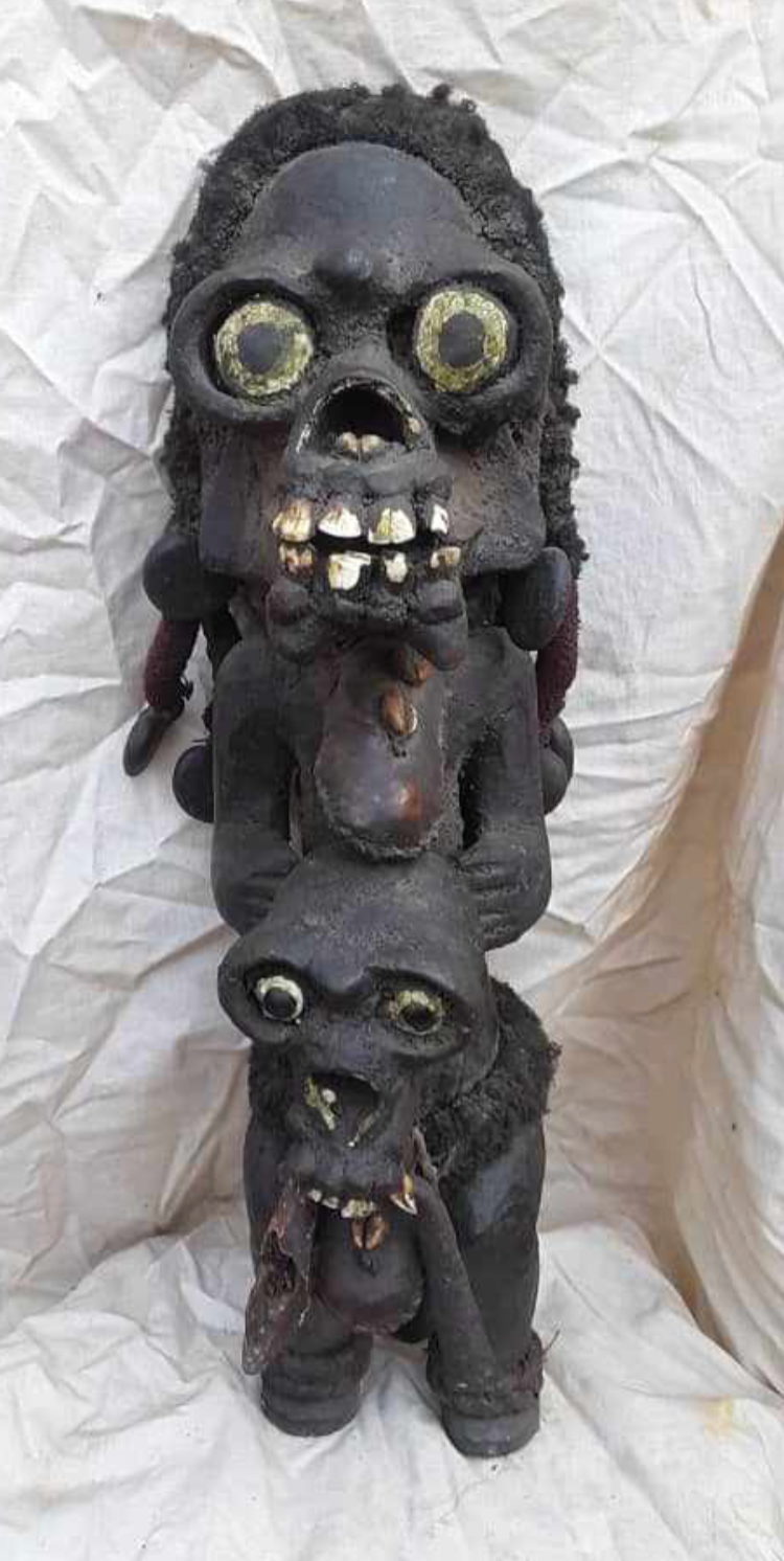 Fétiche authentique rituel Voodoo