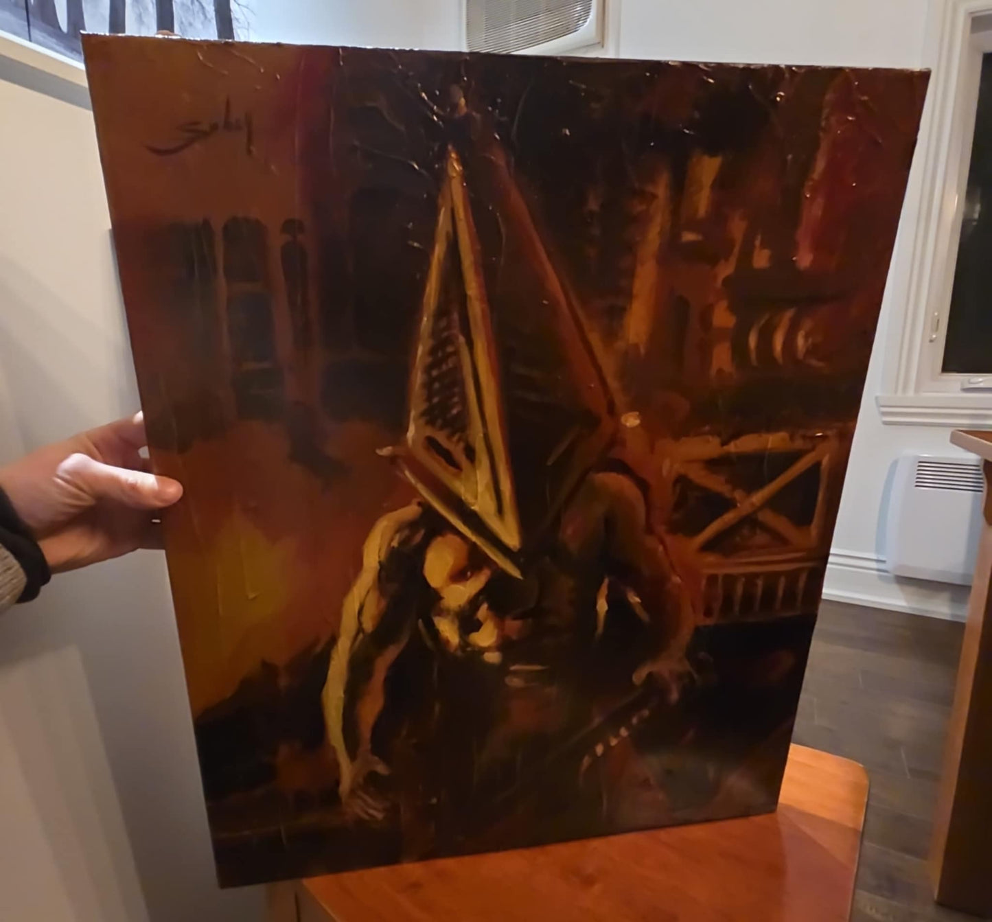 Peinture originale Pyramid Head par SVBell