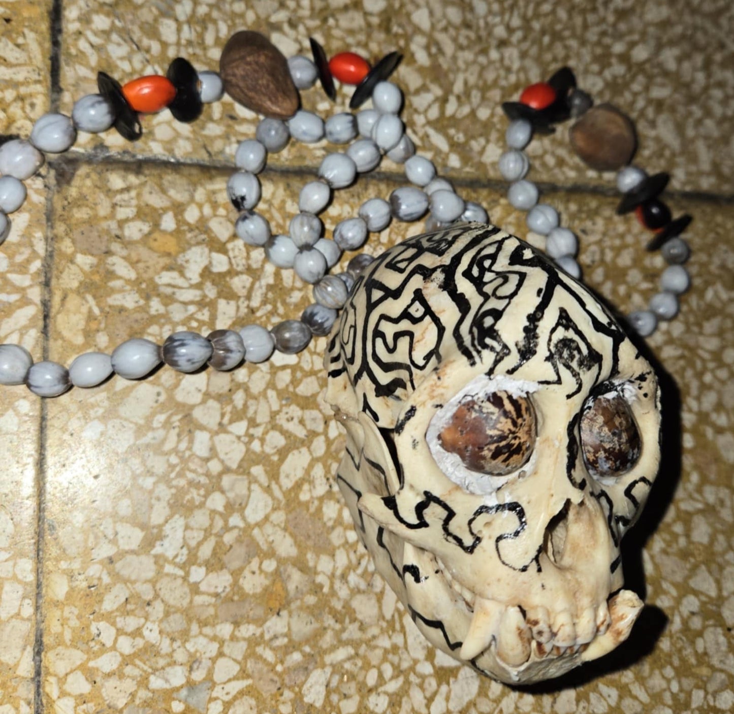 Amulette de protection d'Amazonie, Pérou.