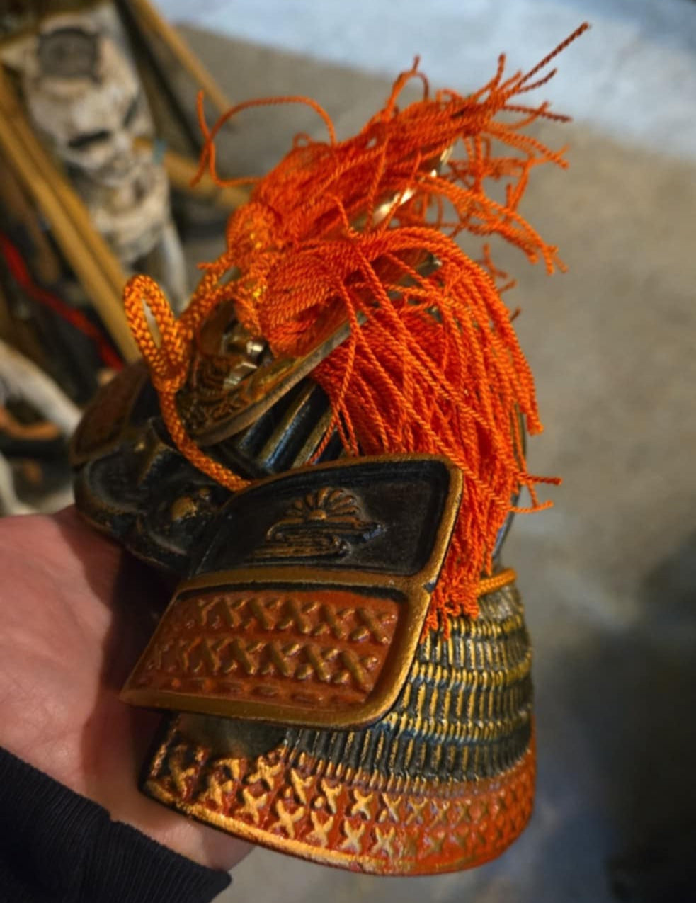 Casque antique Samouraï japonais