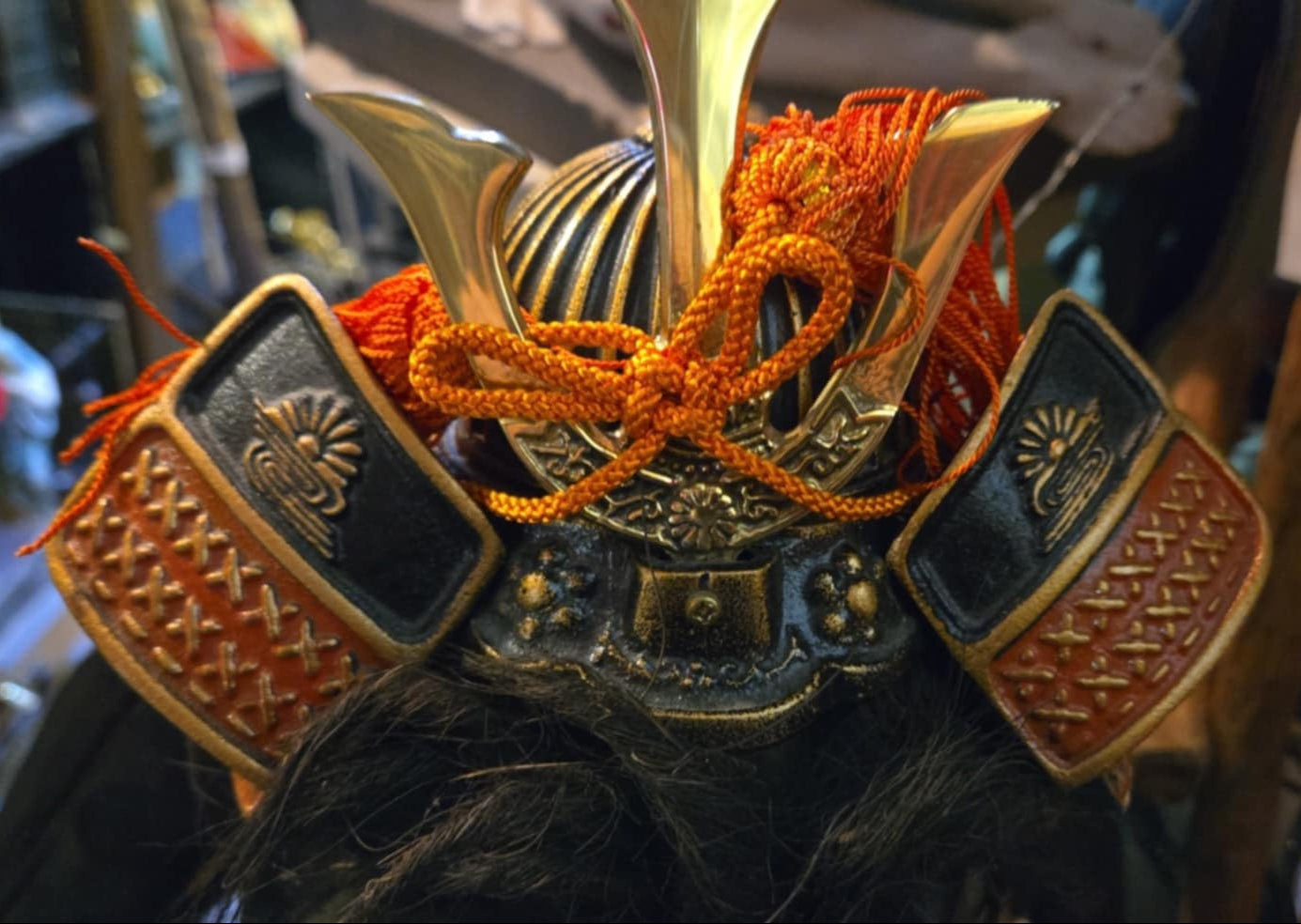 Casque antique Samouraï japonais