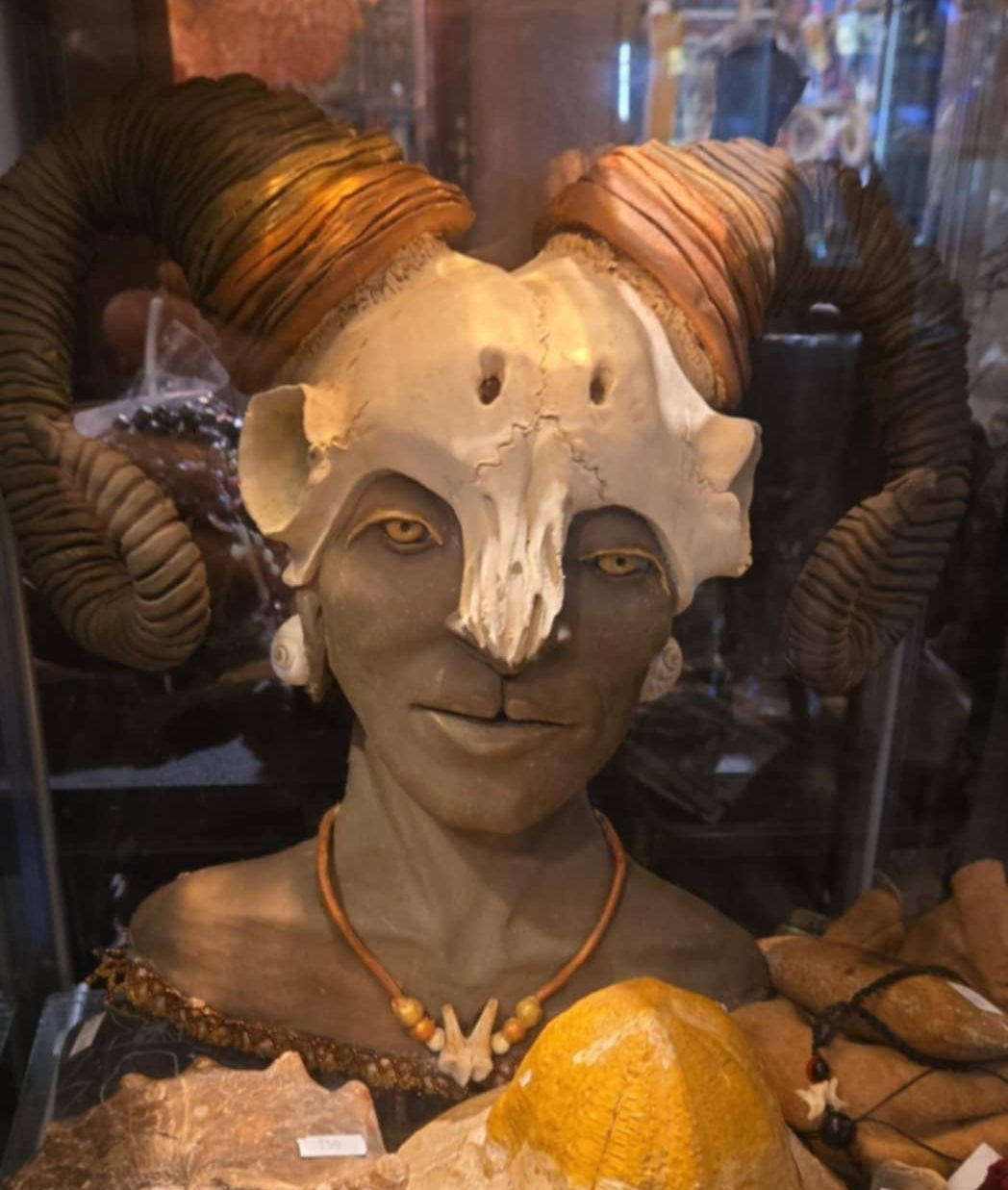 Buste Sculpture Démon