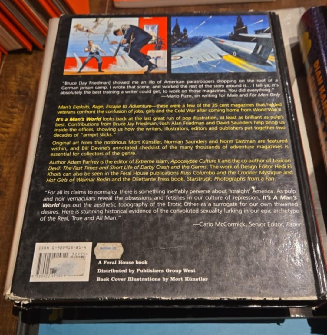 Livre It's a Man's World: Men's Adventure Magazines, the Postwar Pulps par Adam Parfrey