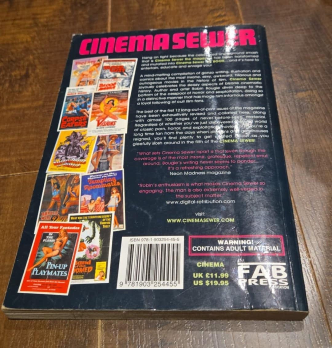 Livre Cinema Sewer Volume 1: The Adults Only Guide to History's Sickest and ...