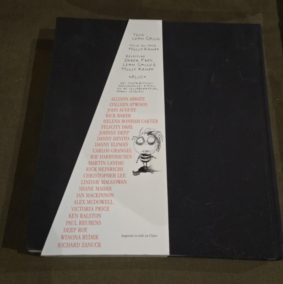 Livre L'Art de Tim Burton