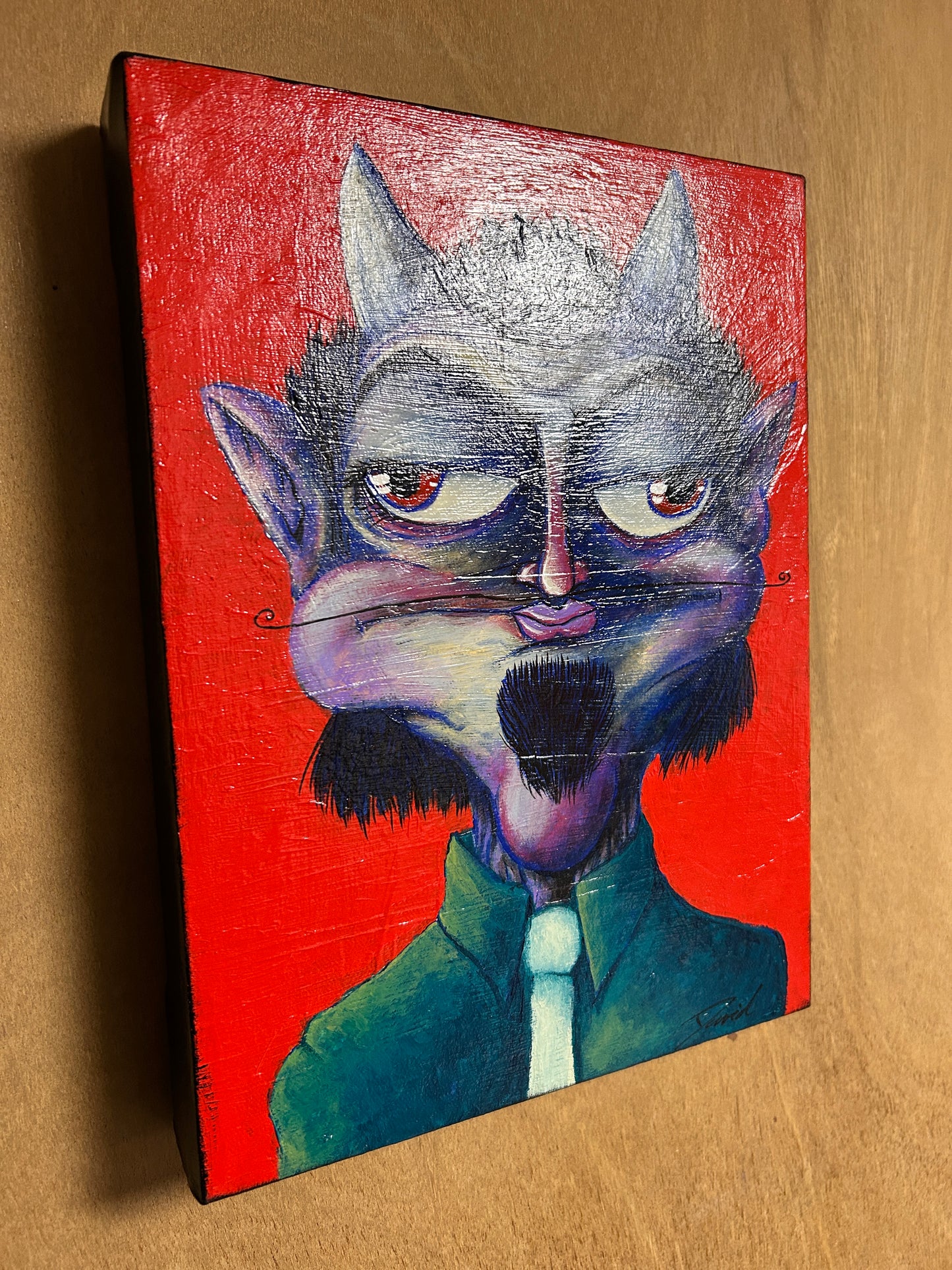 Peinture originale "Méphistophélès" par David Therrien.