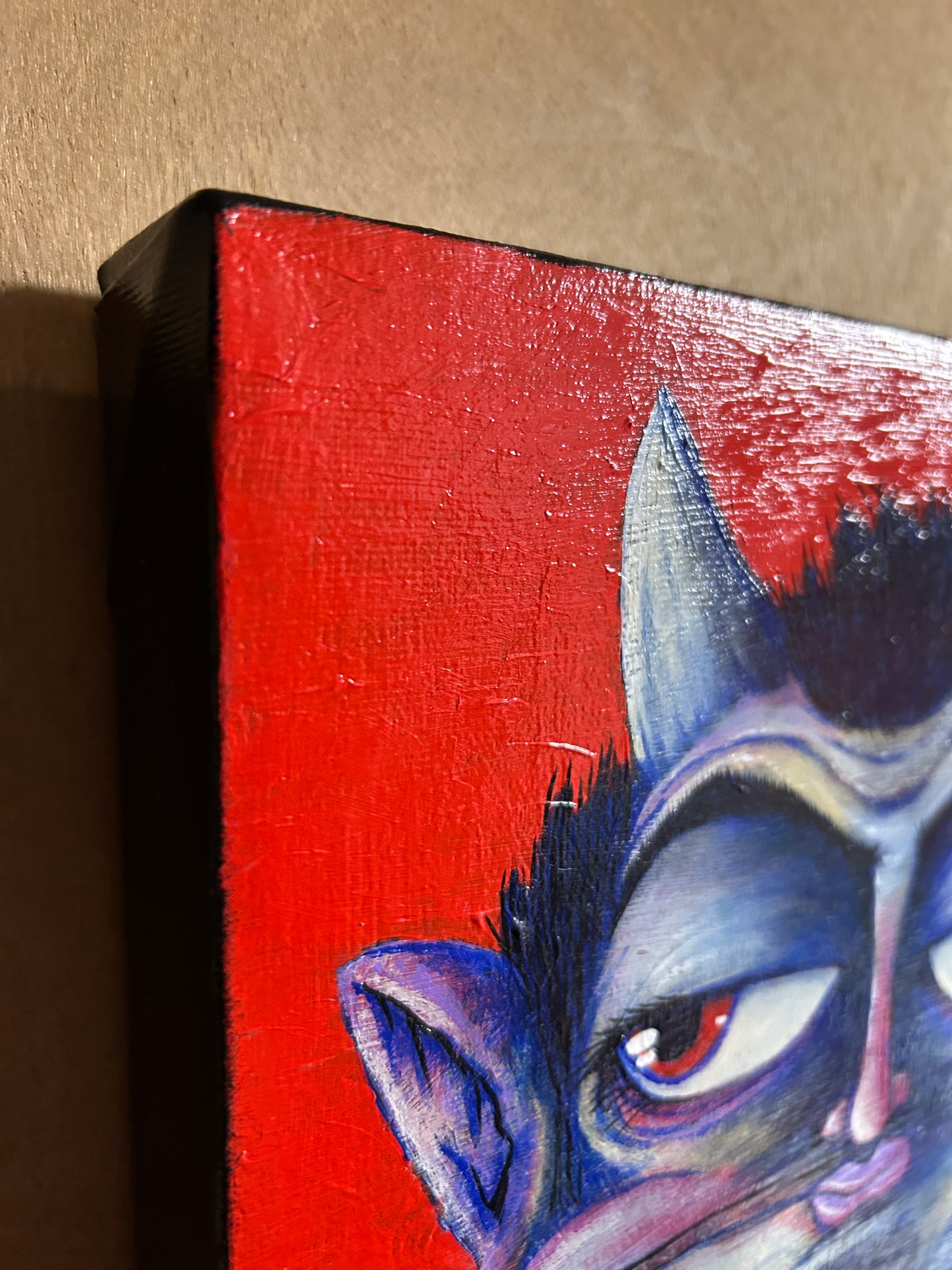 Peinture originale "Méphistophélès" par David Therrien.