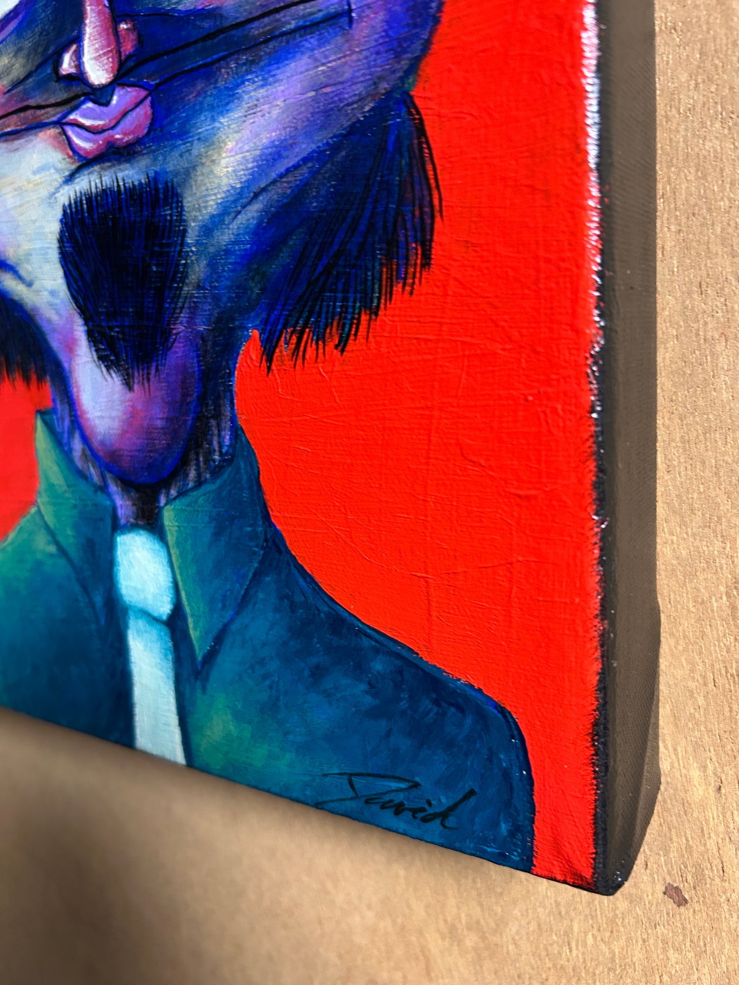Peinture originale "Méphistophélès" par David Therrien.