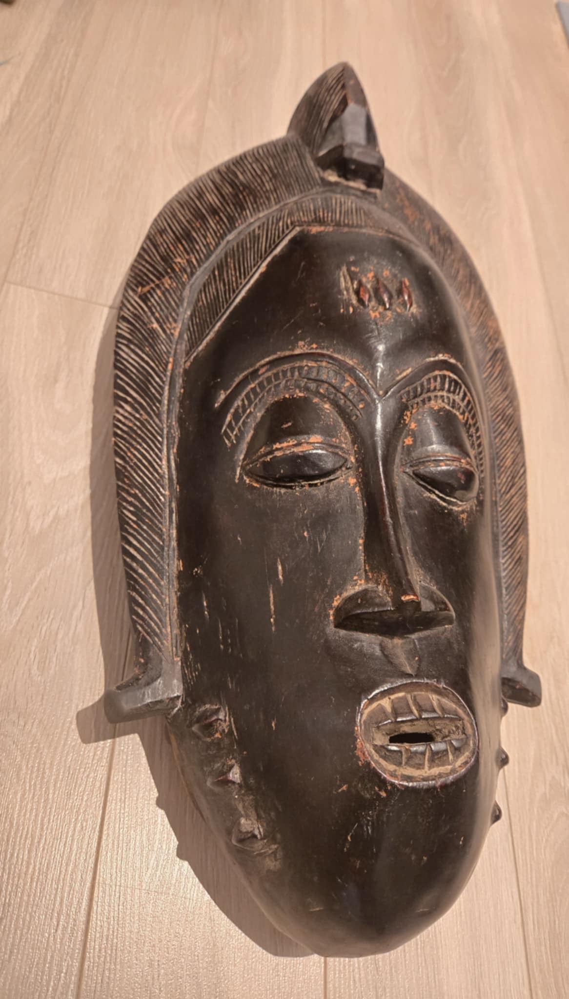 Masque Baoulé antique Côte d'Ivoire