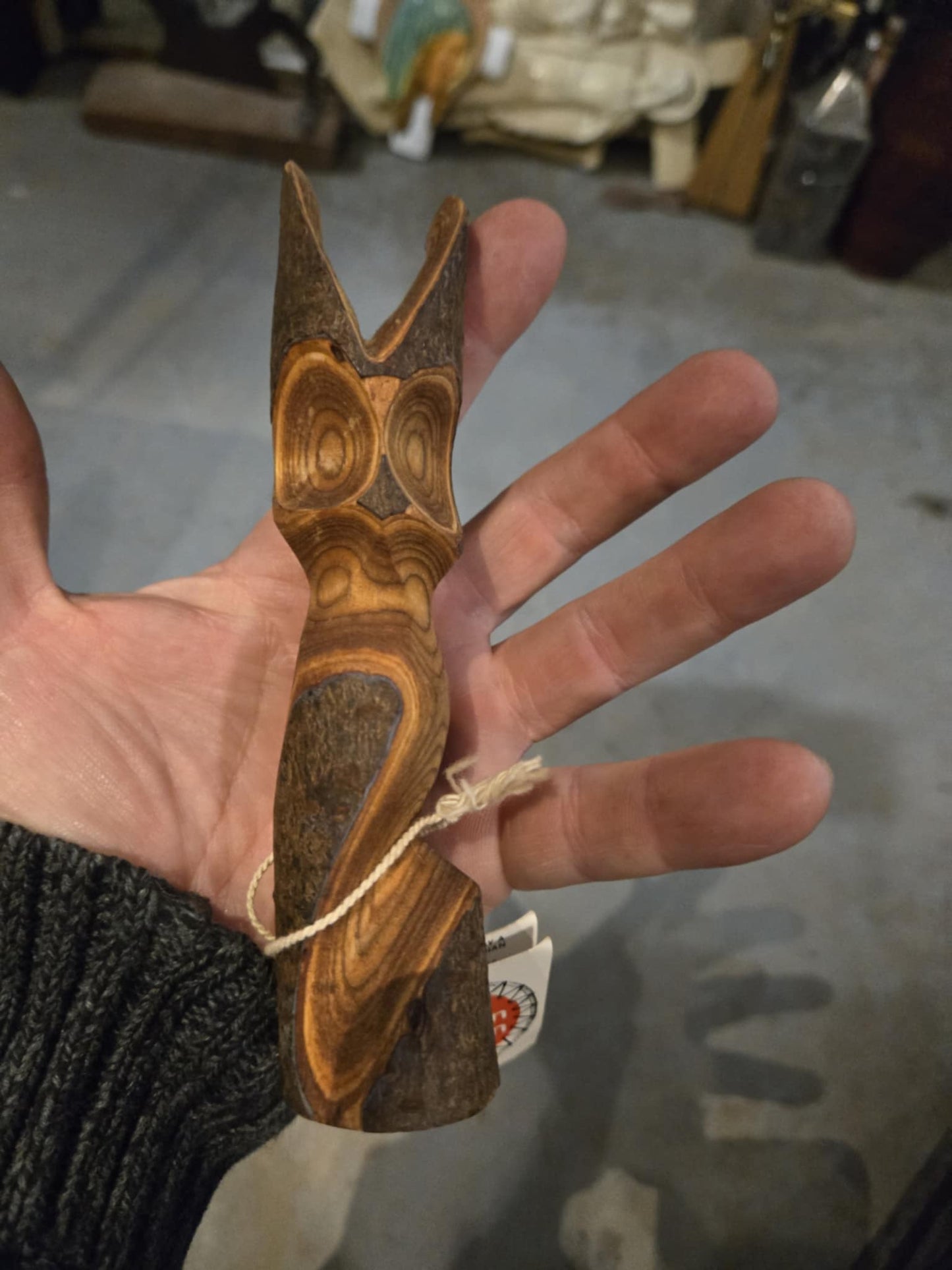 Sculpture créée par un artiste autochtone - Iroquois