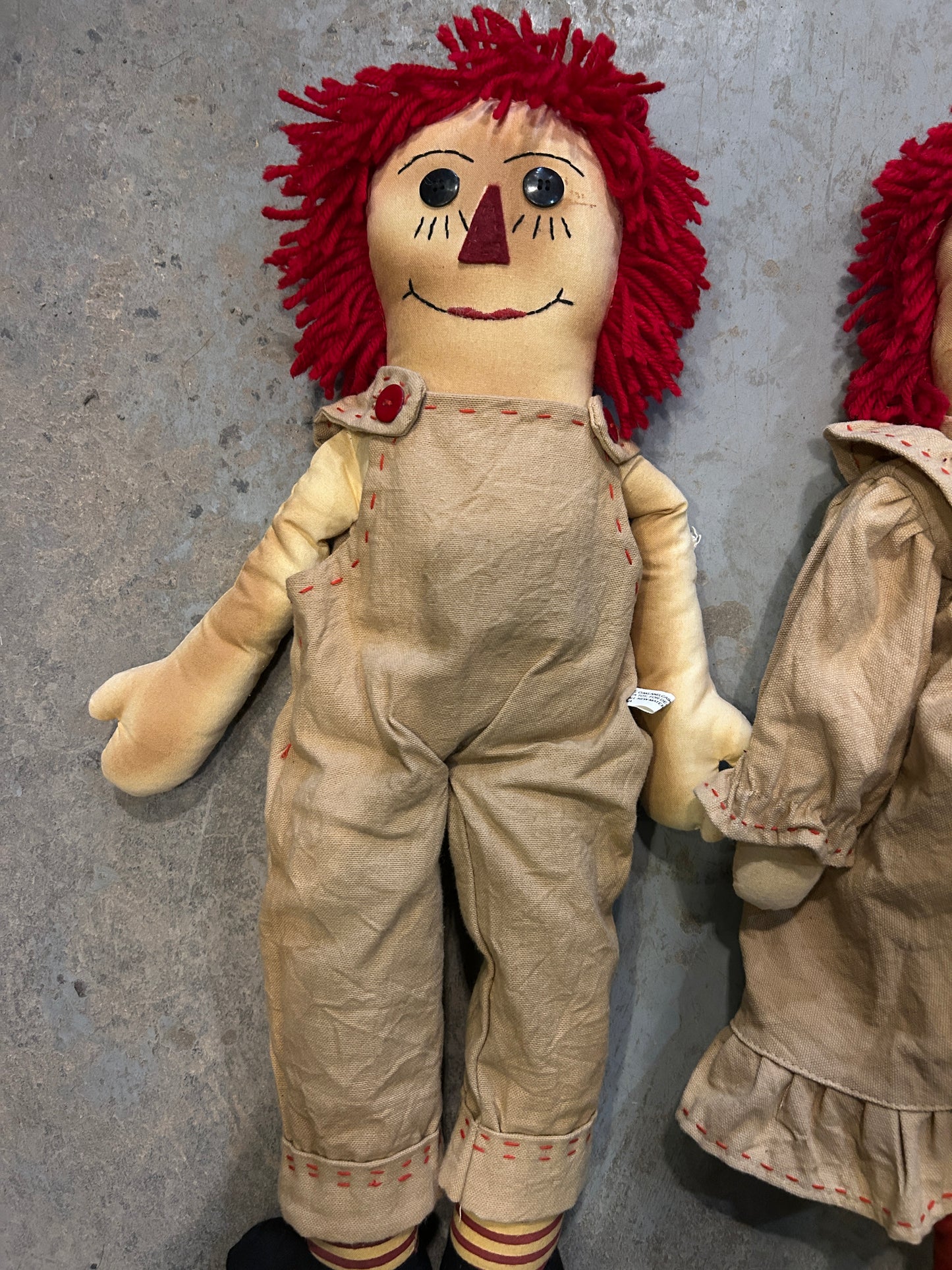 Raggedy Ann & Andy poupées rustiques