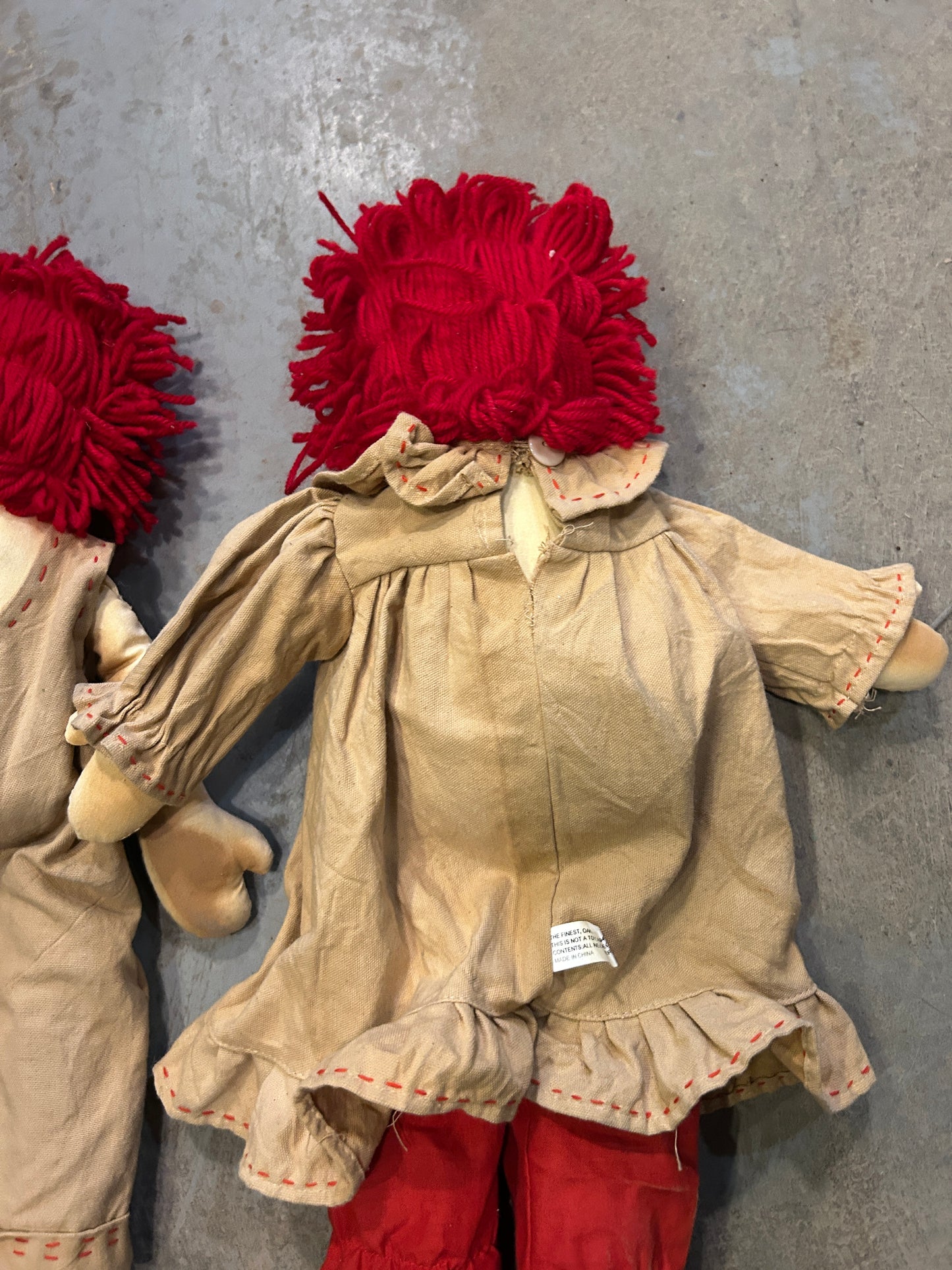 Raggedy Ann & Andy poupées rustiques