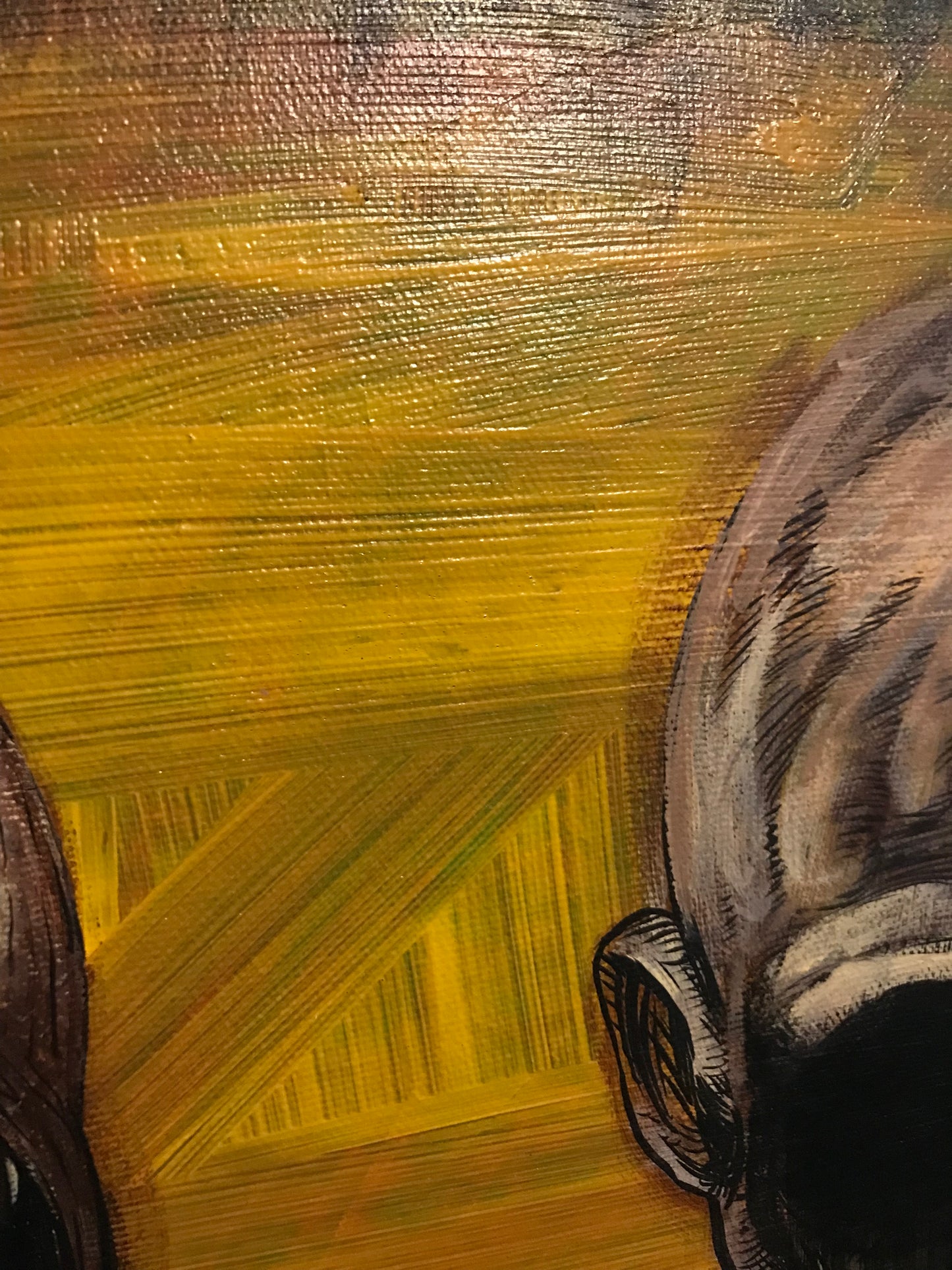 Peinture originale "Mangeurs d'âmes" par David Therrien