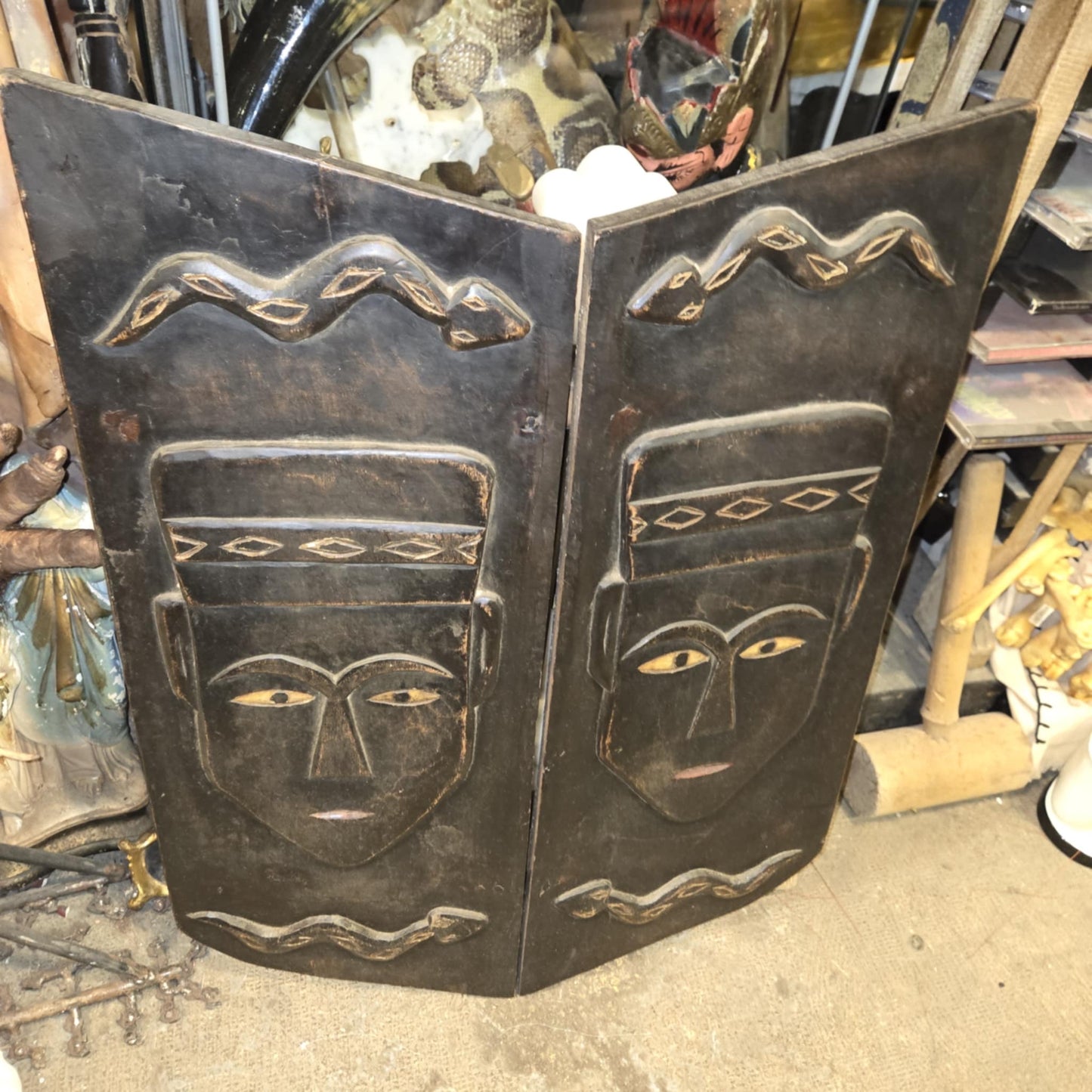 Sculptures portes africaines