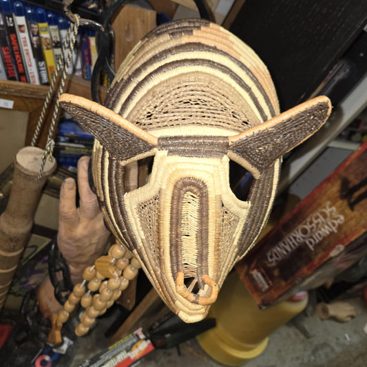 Masque tribal vintage Embera Rain Forest