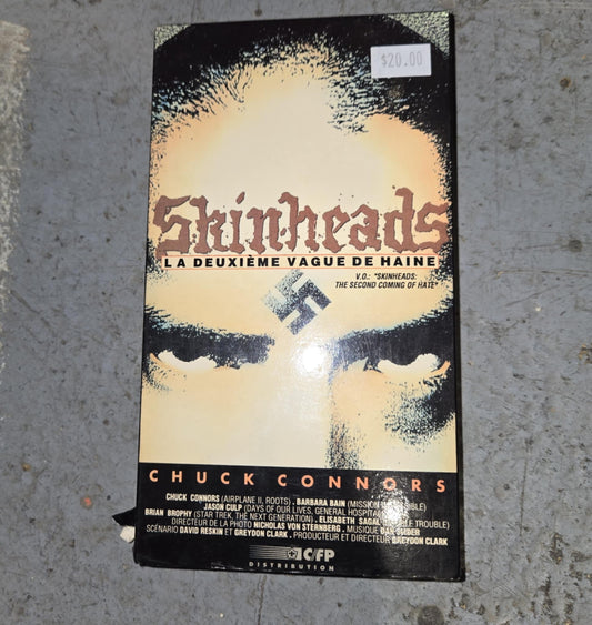 Film VHS Skineheads La deuxième vague de haine (fr) 1989
