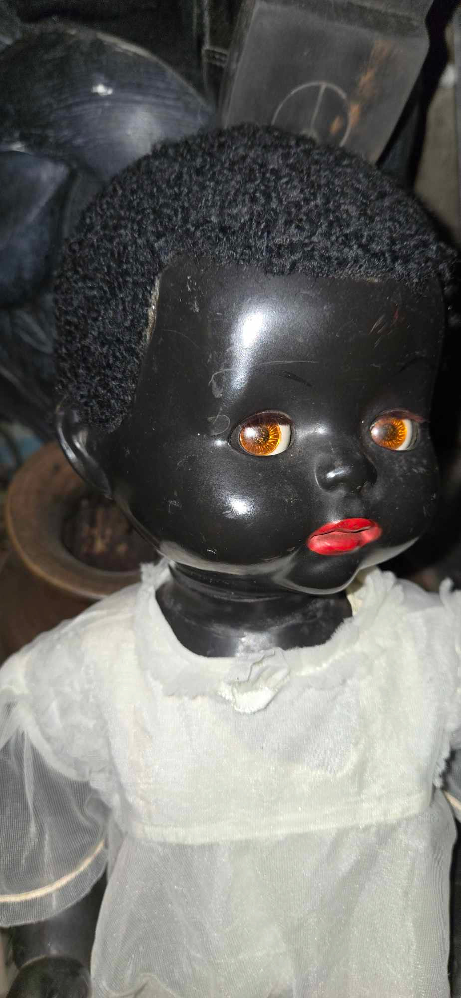Poupée noire vintage