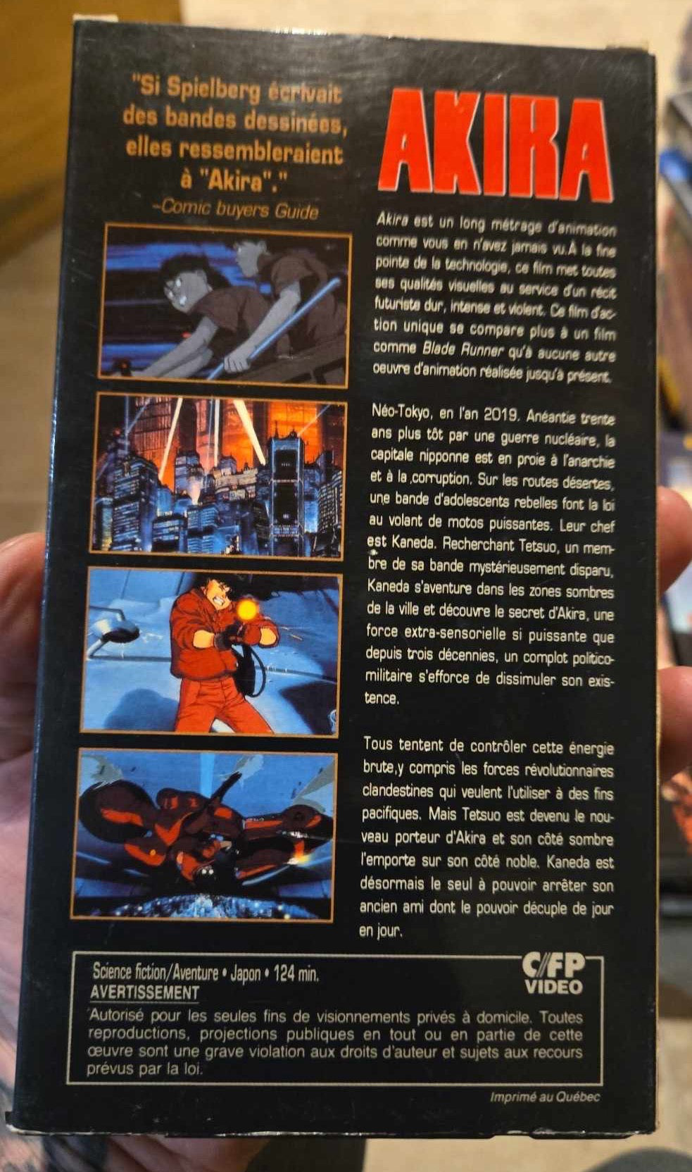 Film VHS Akira VF