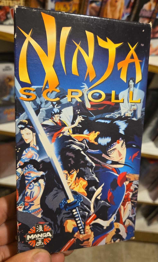 Film VHS Ninja Scroll anglais (1993).