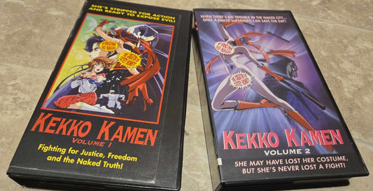 Films VHS Kekko Kamen vol.1 et 2