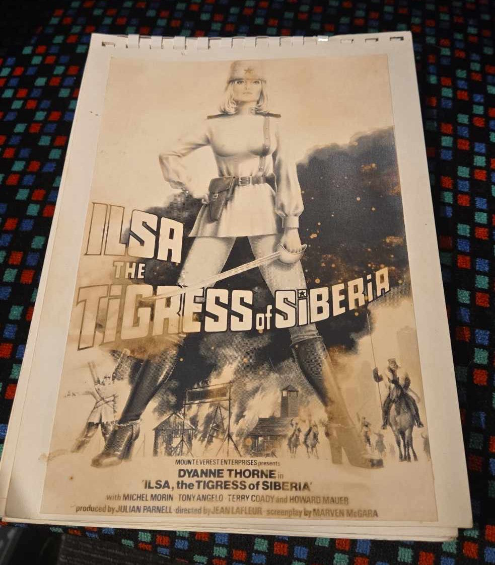 Storyboard original Photos du Tournage du film Ilsa The Tigress of Siberia