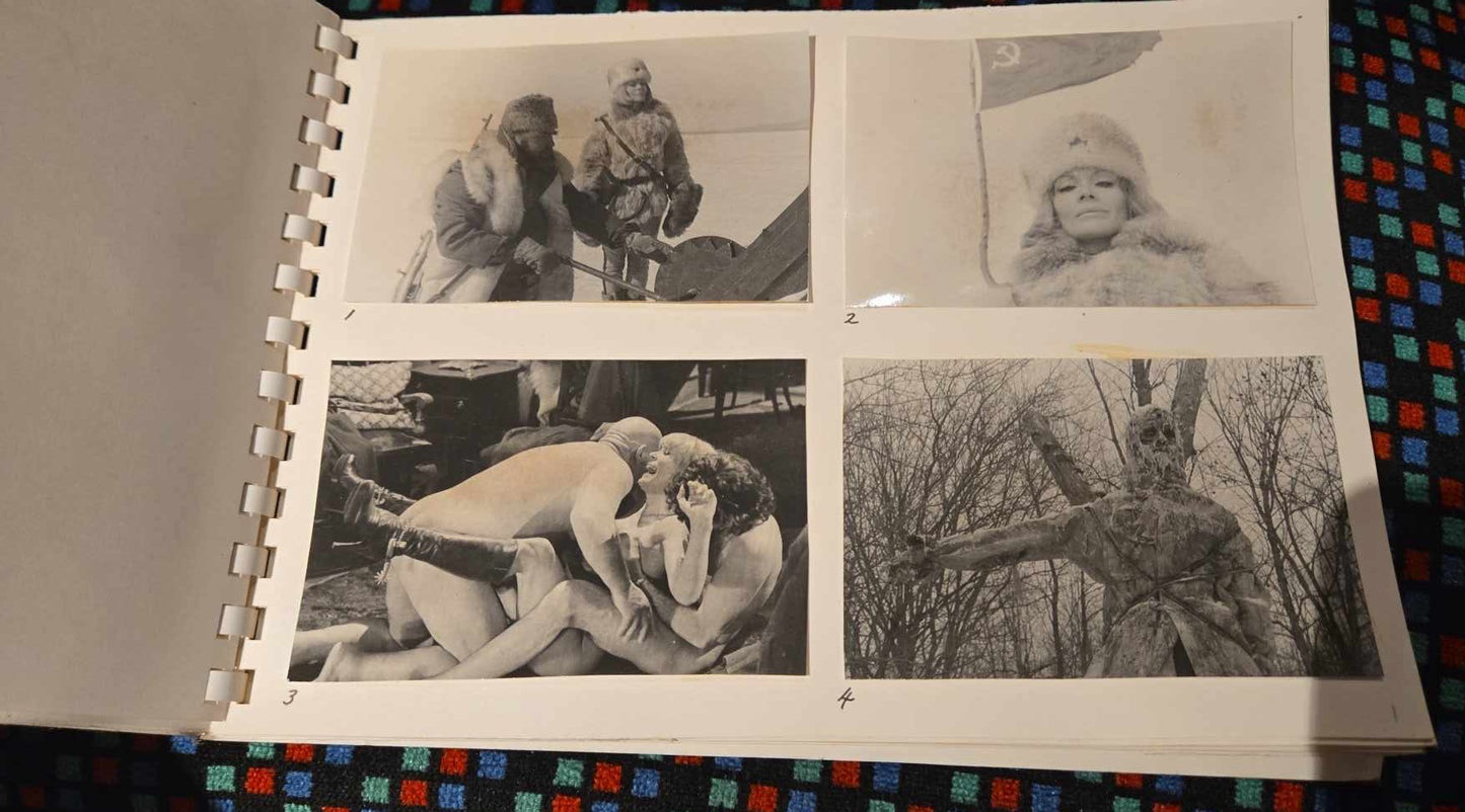 Storyboard original Photos du Tournage du film Ilsa The Tigress of Siberia