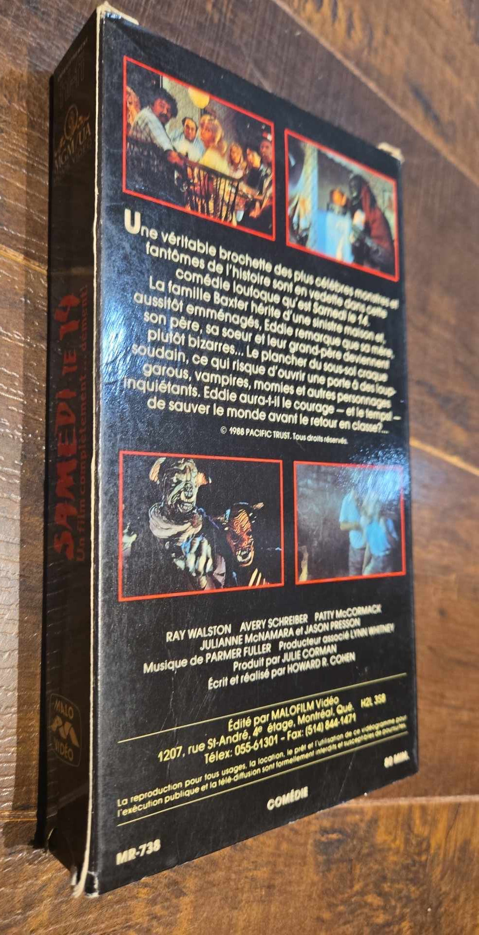 Film VHS Samedi le 14 (1988)