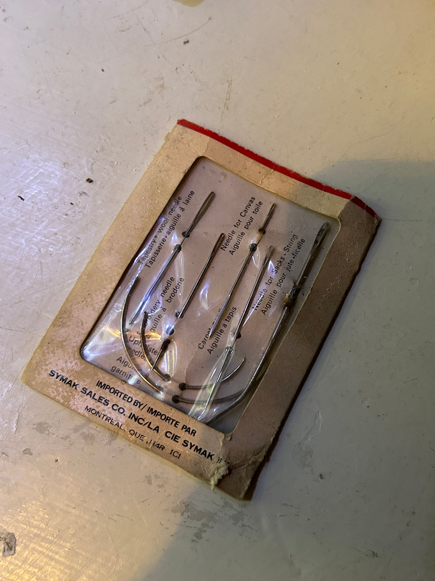 Trousse d'Aiguilles à coudre le cuir
