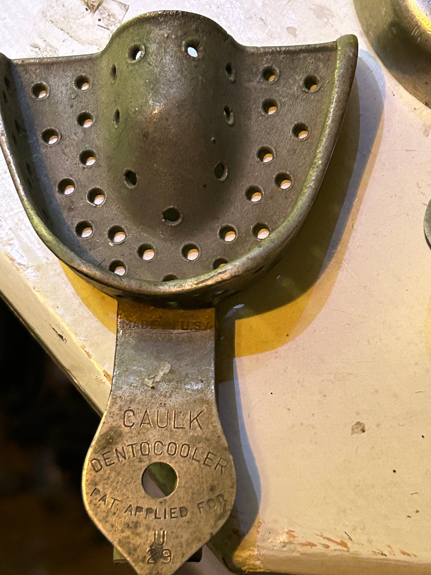 Instruments vintage pour empreintes dentaires