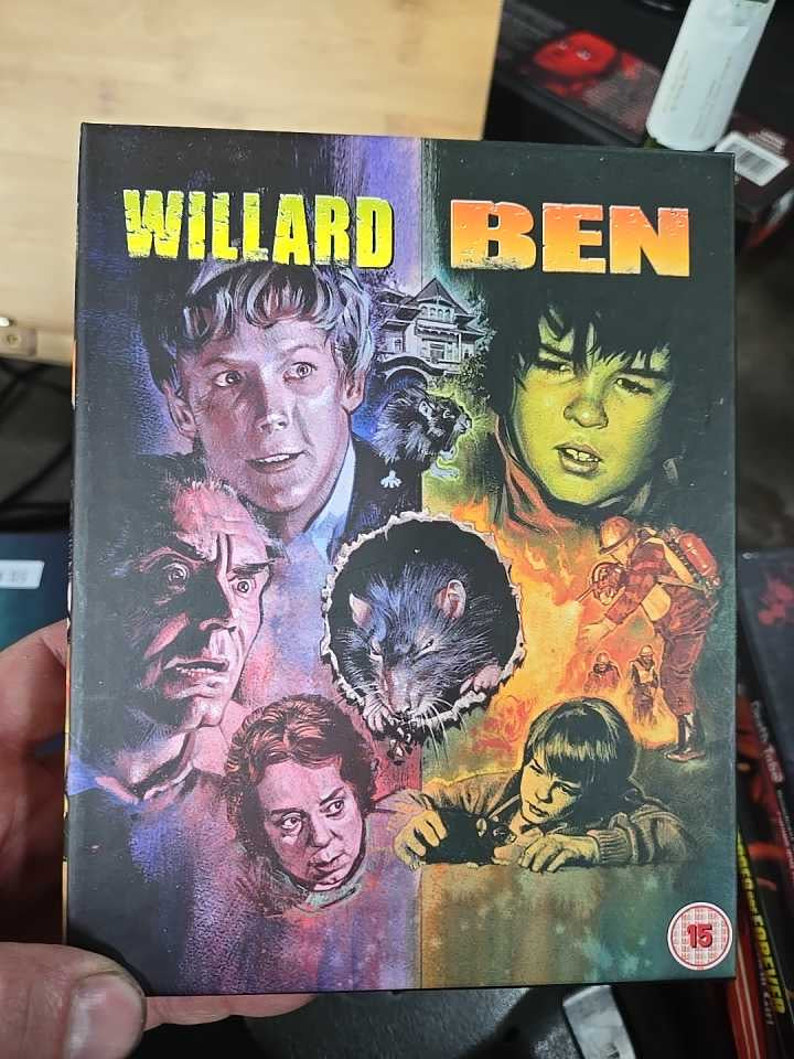 Film DVD Willard (1971) et Ben (1972) Version Arrow