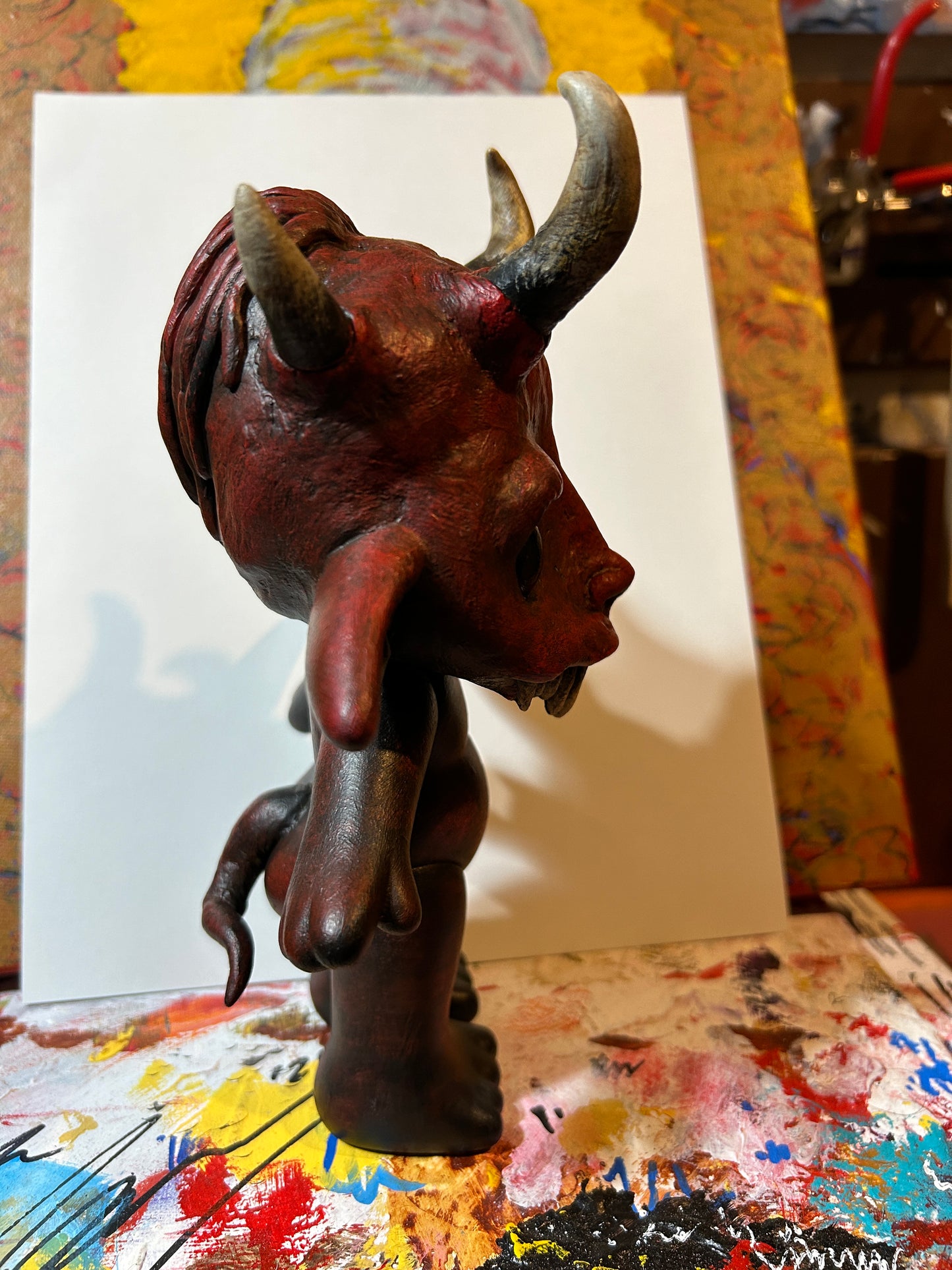 Sculpture Originale Petit Démon par David Therrien