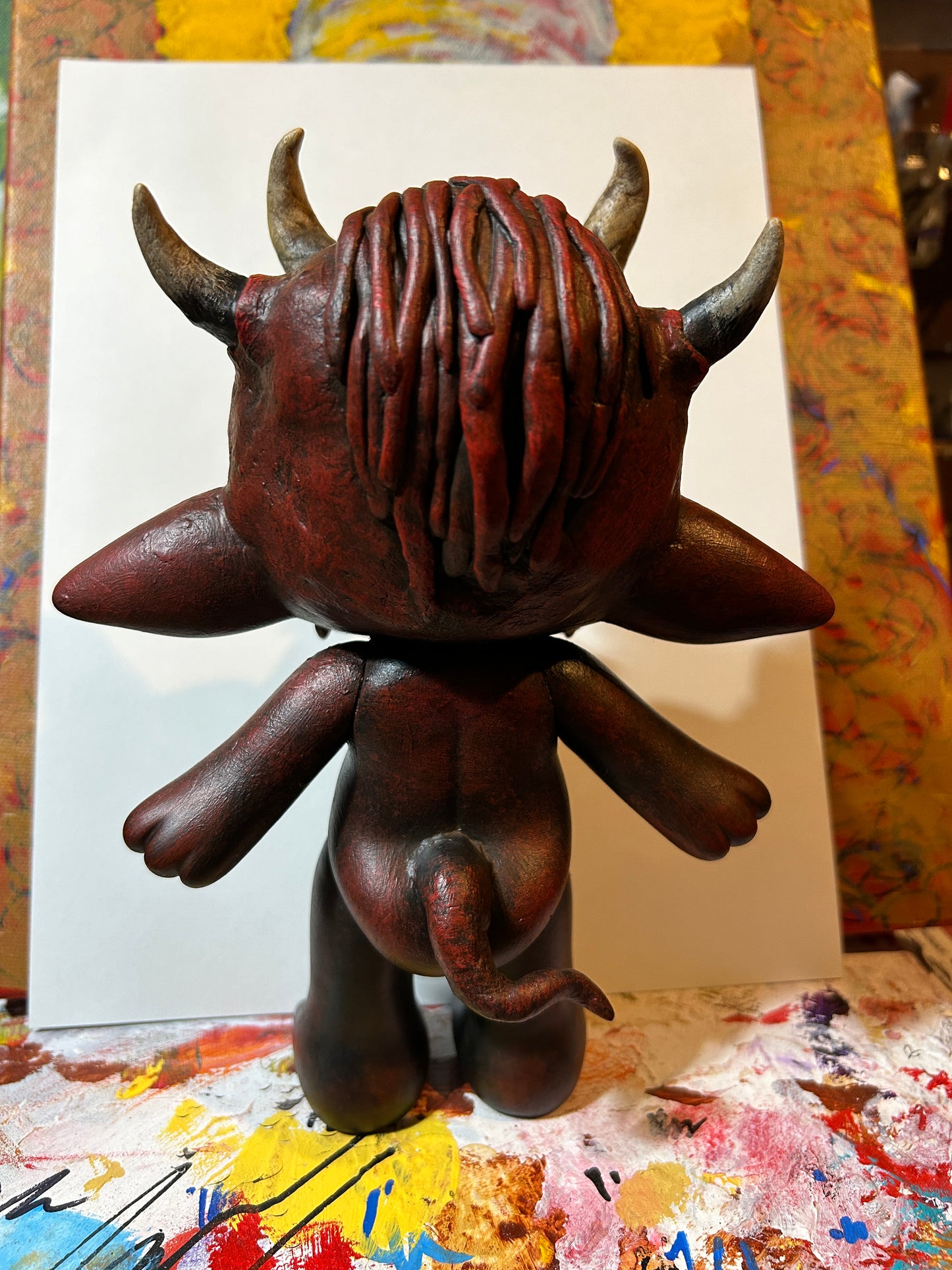 Sculpture Originale Petit Démon par David Therrien