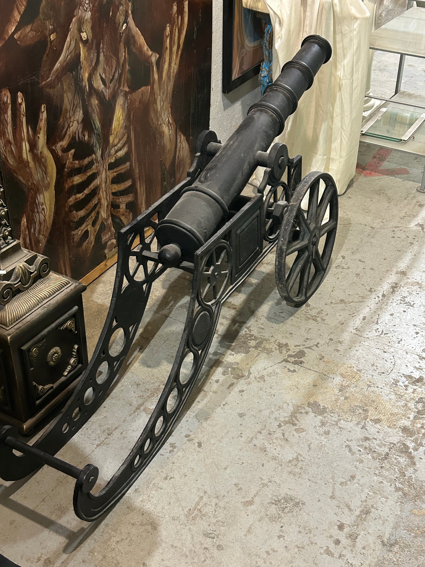 Réplique canon militaire anglais du 19e siècle