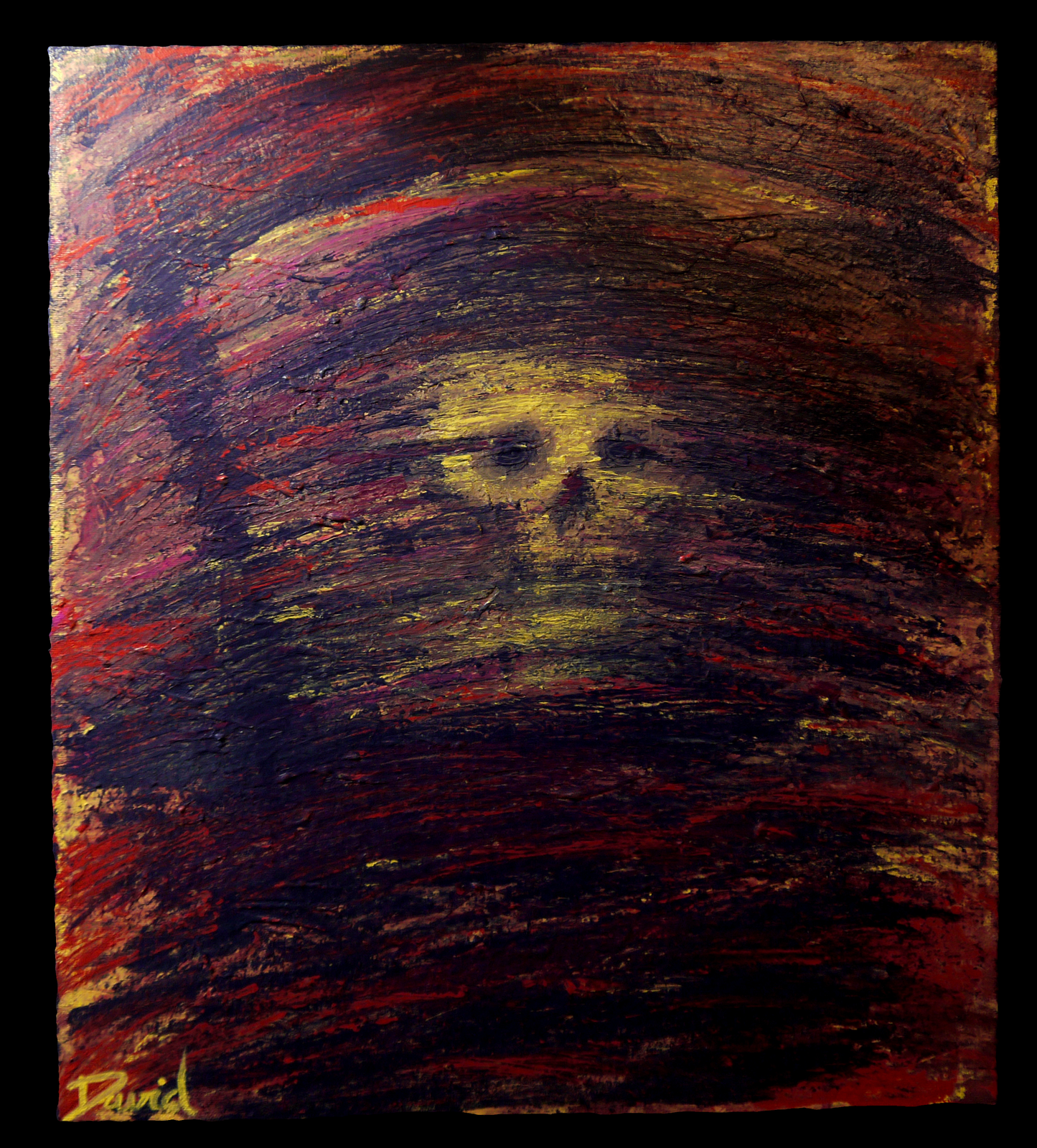 Peinture originale "La faucheuse" par David Therrien