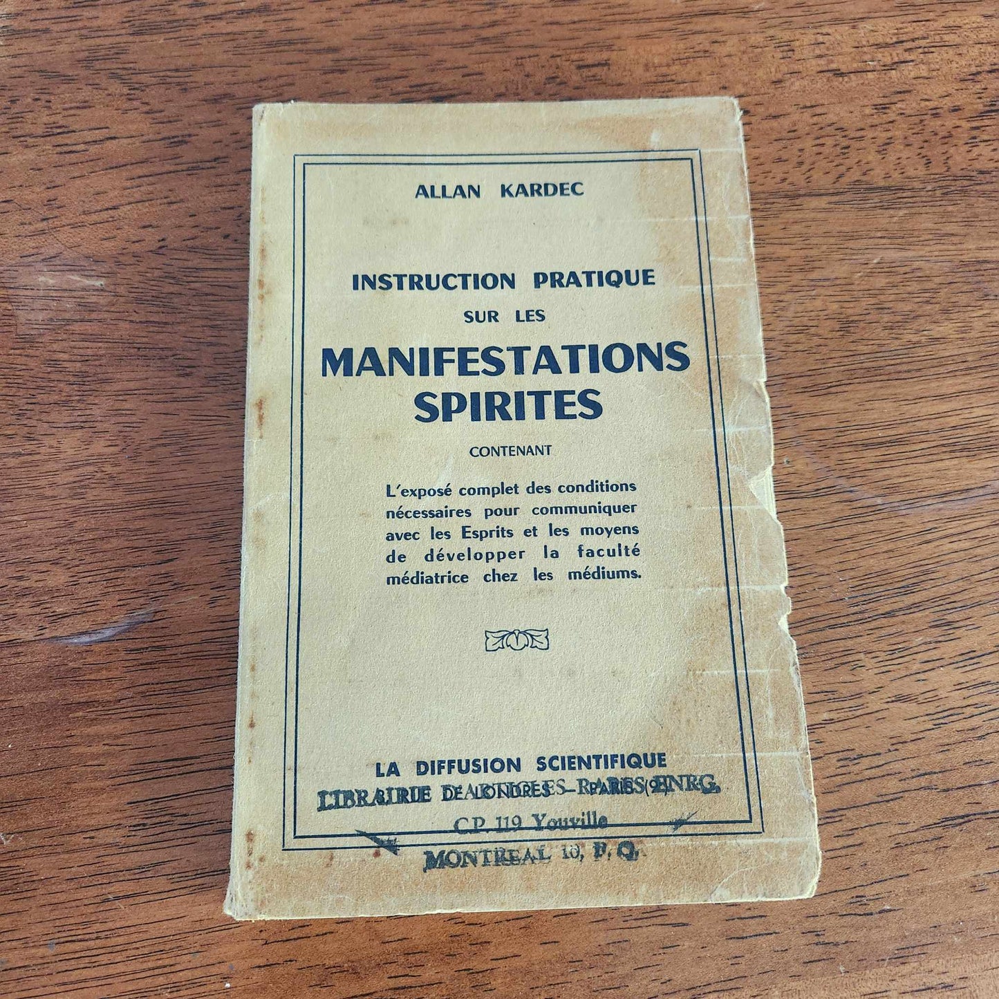 Livre Manifestations Spirites