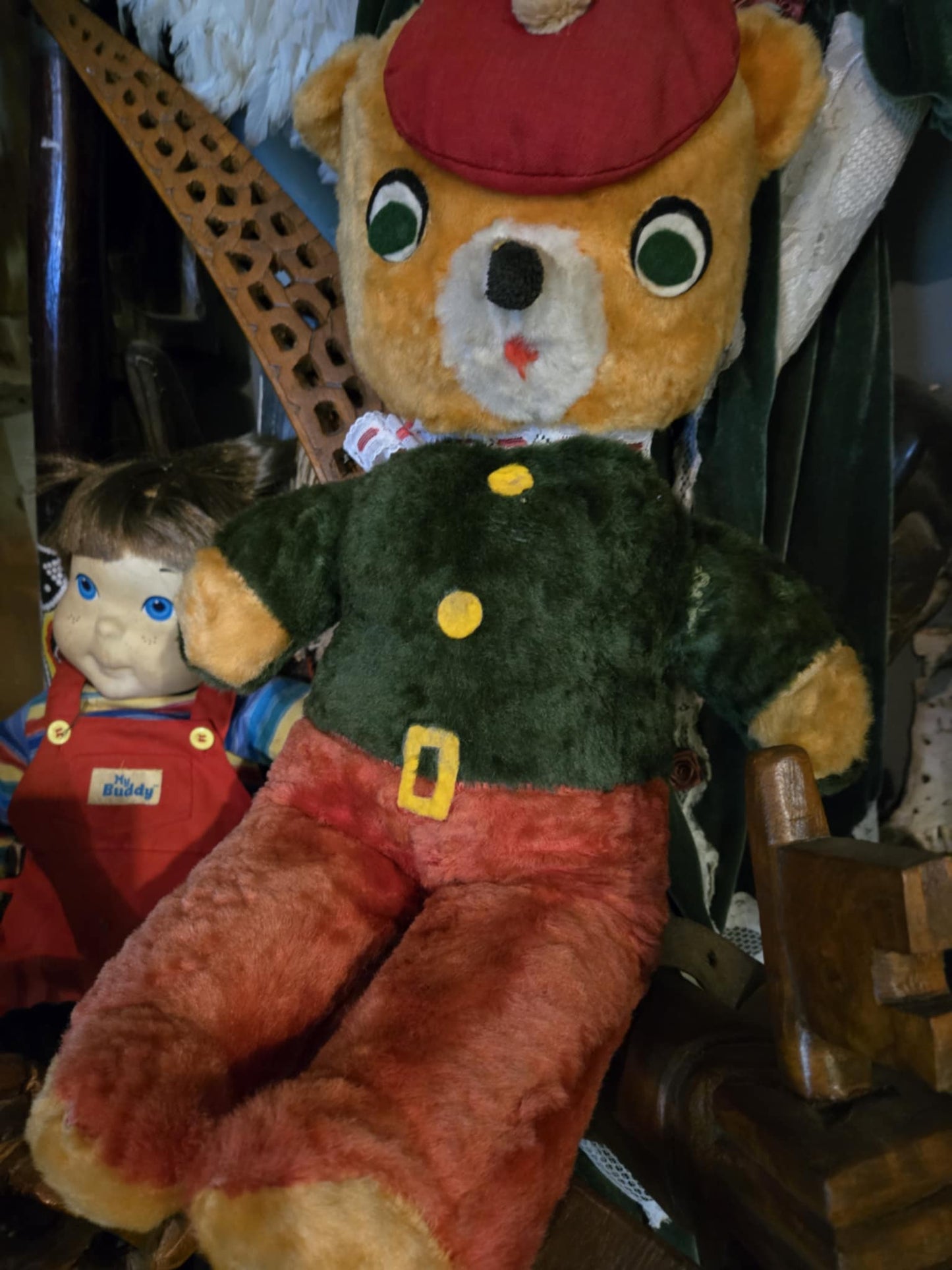 Ours en peluche vintage