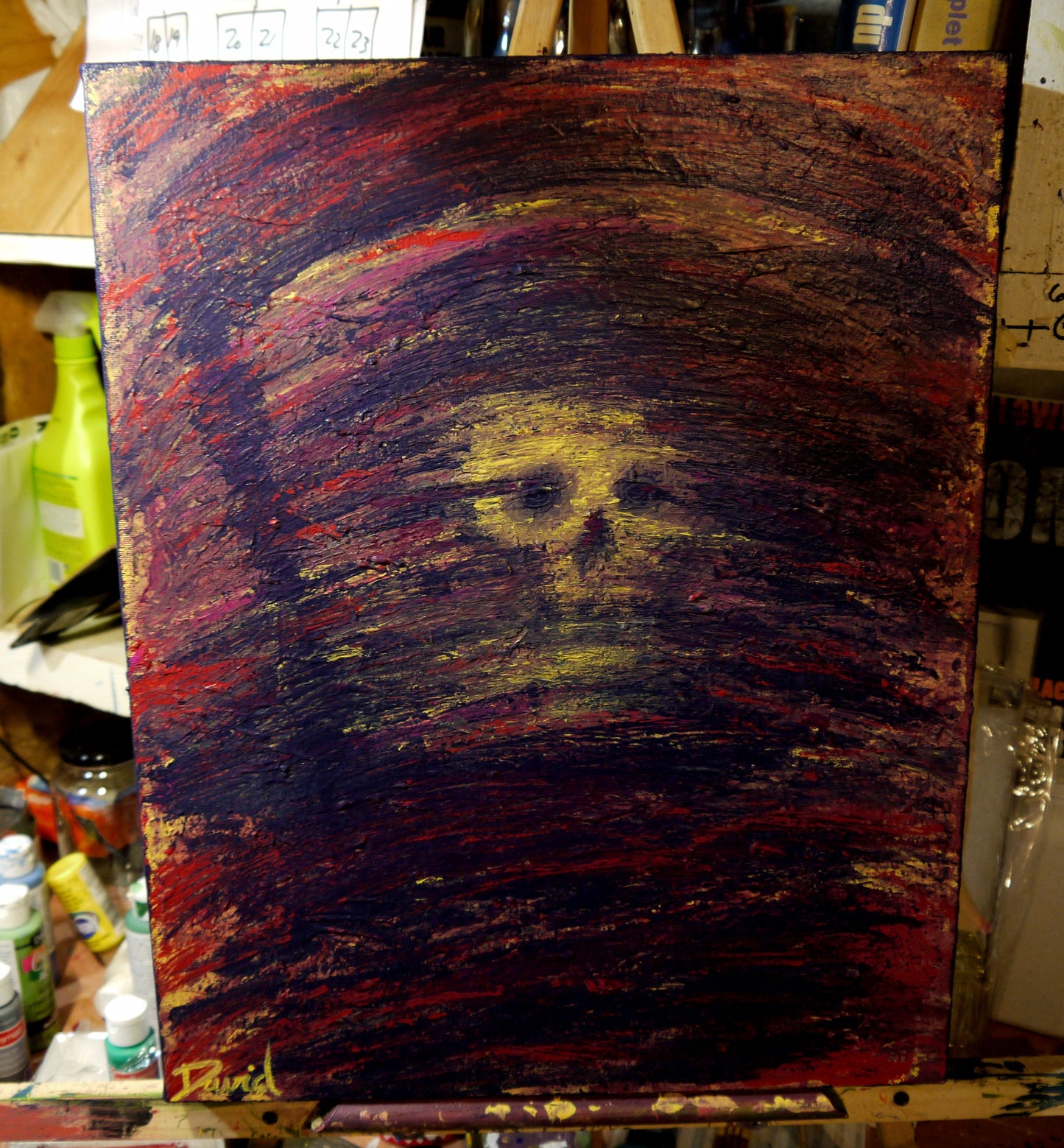Peinture originale "La faucheuse" par David Therrien
