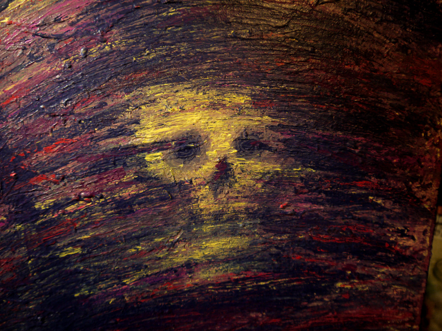 Peinture originale "La faucheuse" par David Therrien
