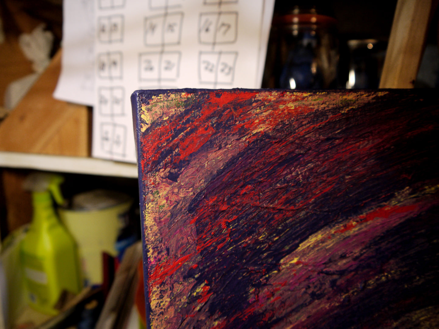 Peinture originale "La faucheuse" par David Therrien