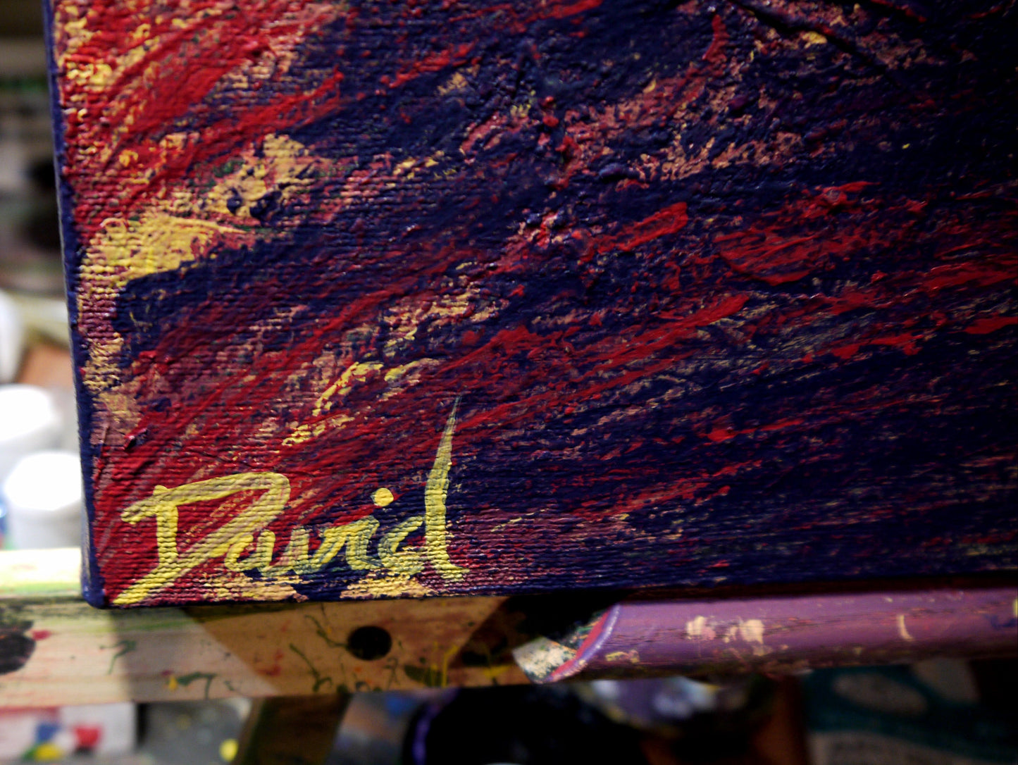 Peinture originale "La faucheuse" par David Therrien