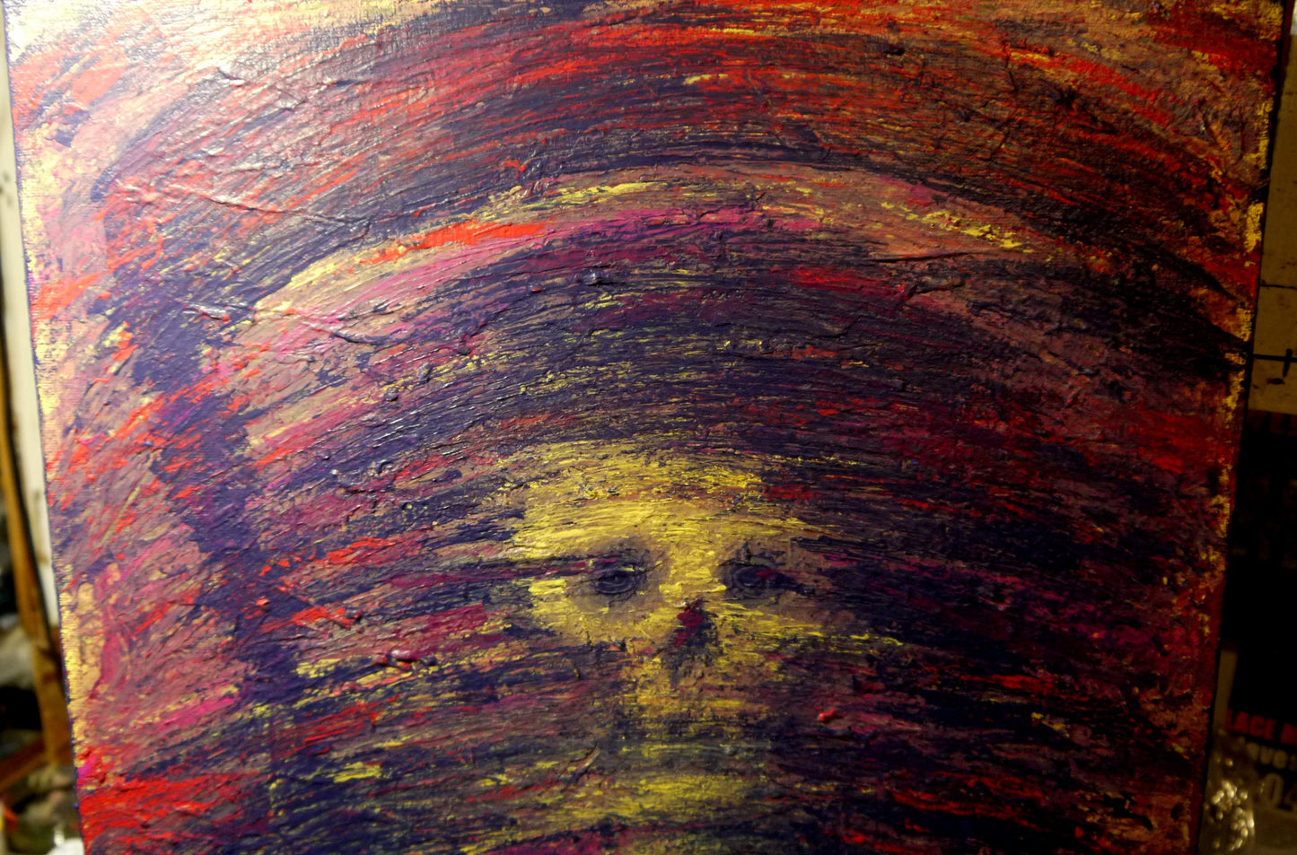 Peinture originale "La faucheuse" par David Therrien