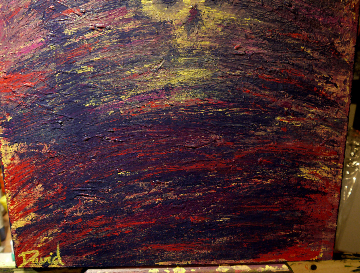 Peinture originale "La faucheuse" par David Therrien