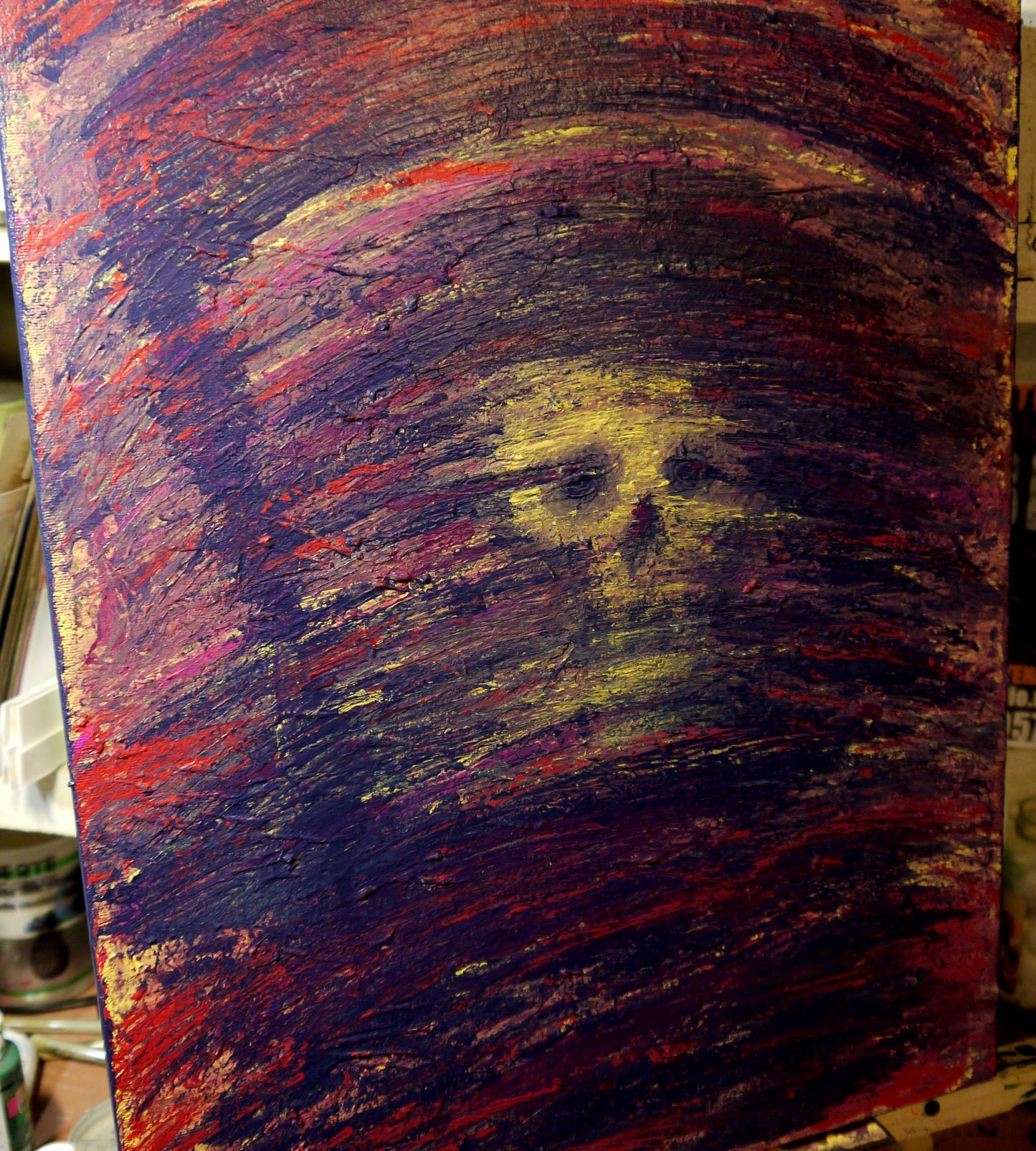 Peinture originale "La faucheuse" par David Therrien
