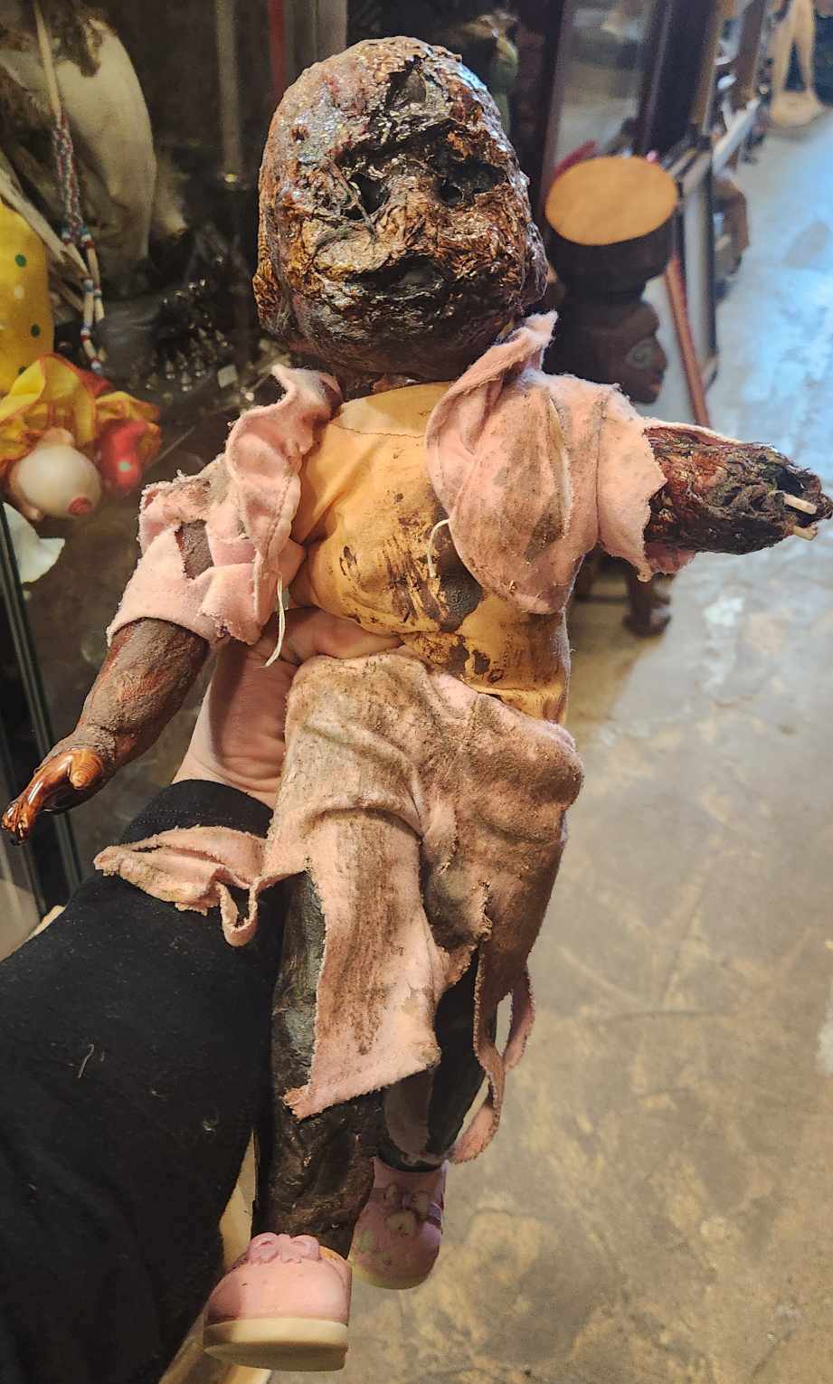 Poupée Gore Brûlée
