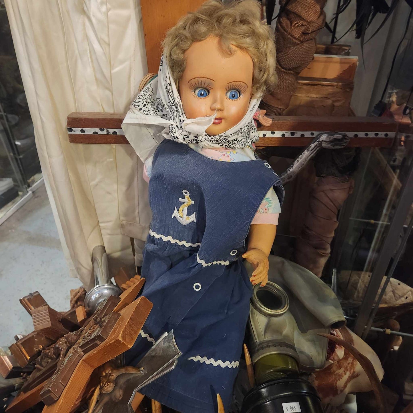 Poupée vintage marine