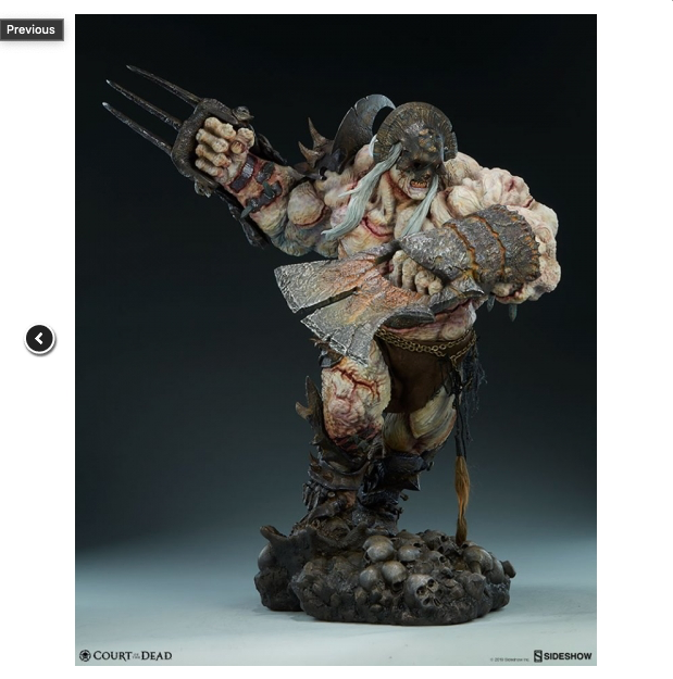 Statuette Sideshow Odium Reincarnated Rage Court of The Dead