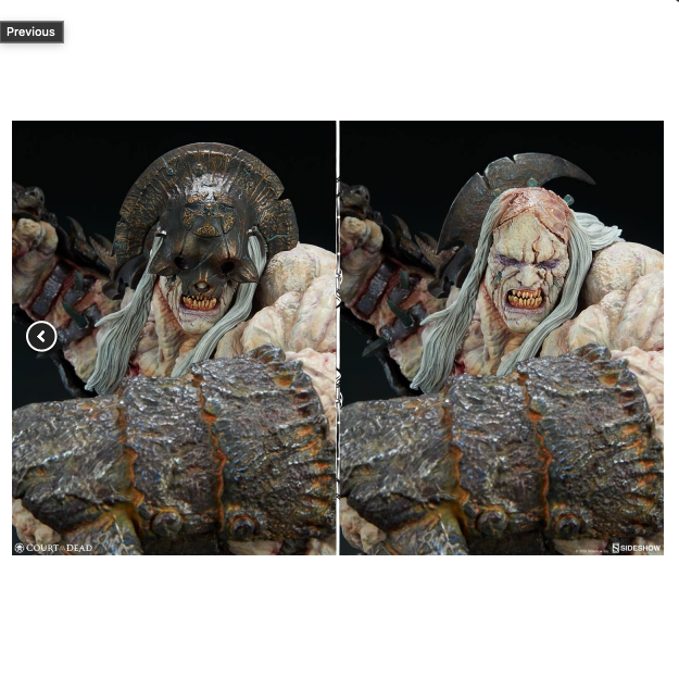 Statuette Sideshow Odium Reincarnated Rage Court of The Dead