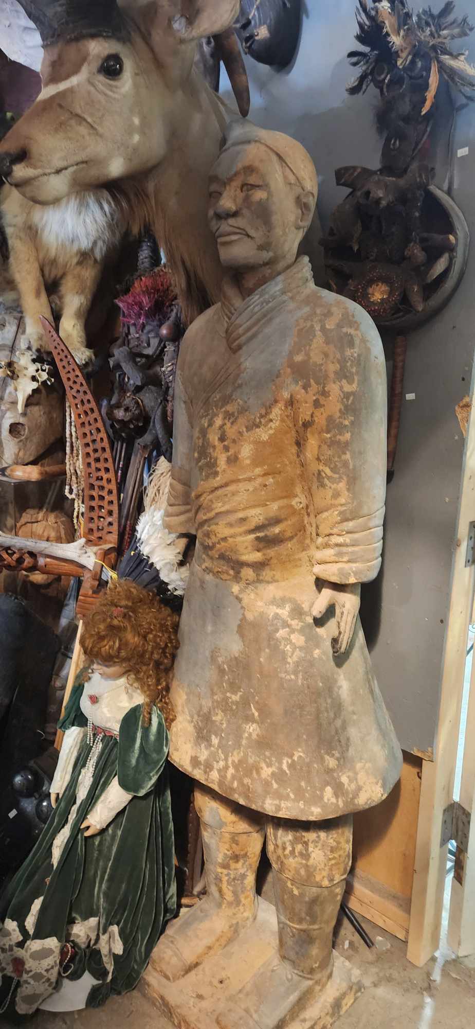 Statue Guerrier de l'armée de terre cuite